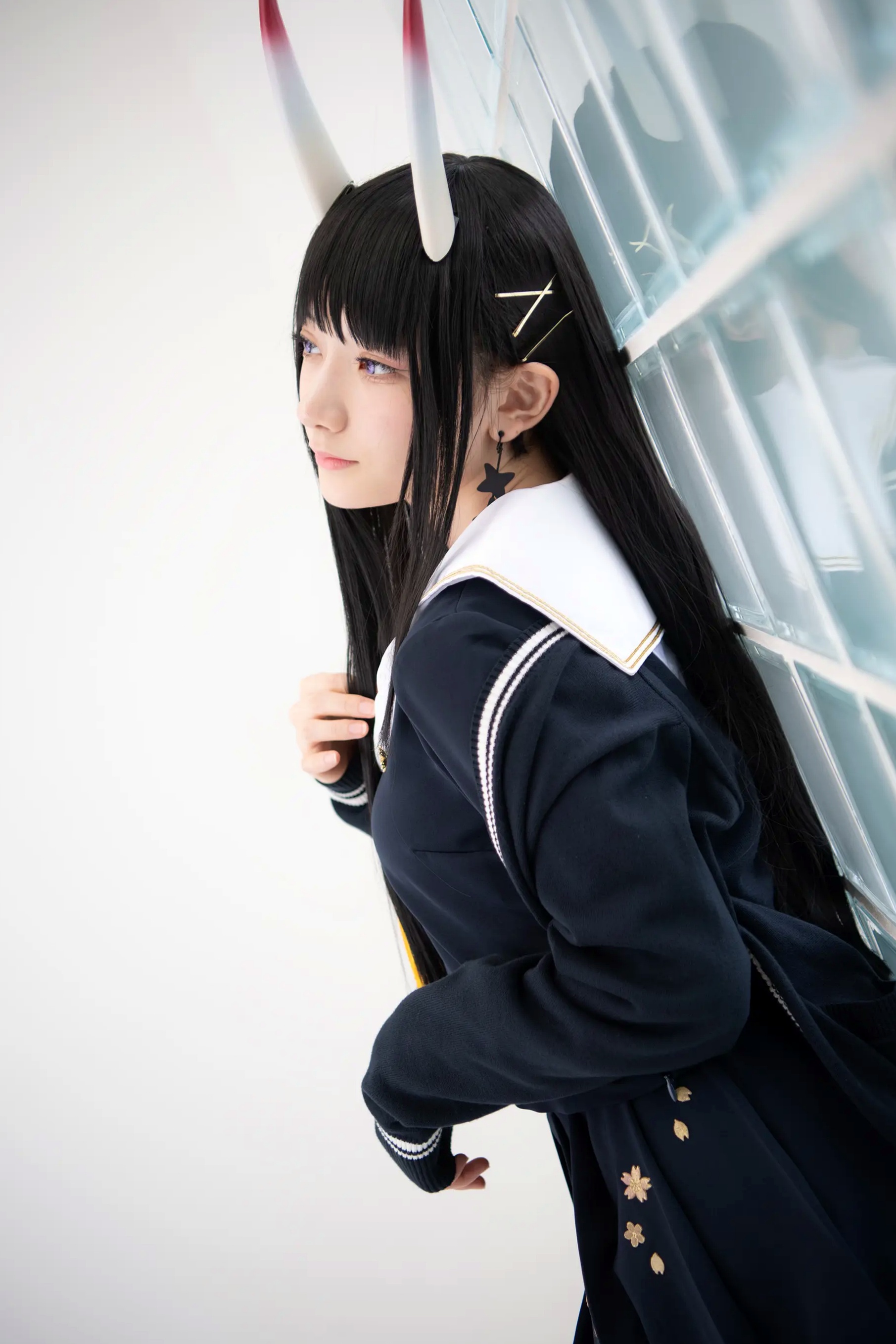(Cosplay) Sakurai 尊みを感じて桜井 - 本日着任、能代战力强化请求 碧蓝航线能代黑丝制服COS [186P]