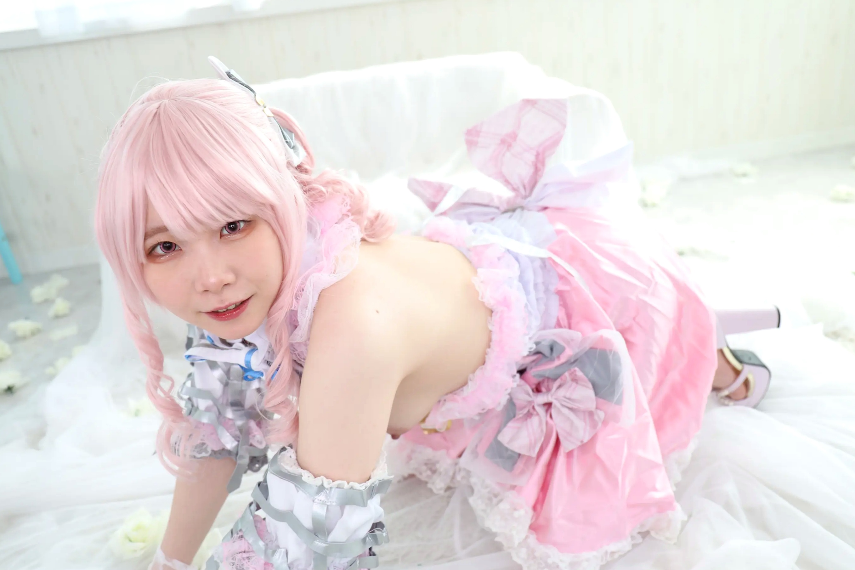 Gallery - (Cosplay) Kozue Fujita 藤田こずえ - First Cosplay! 初コス！粉发萌系少女大尺度私房角色扮演 [423P]角色扮演日本萌系大尺度美腿 女神私房照_秀色女神 - image 38
