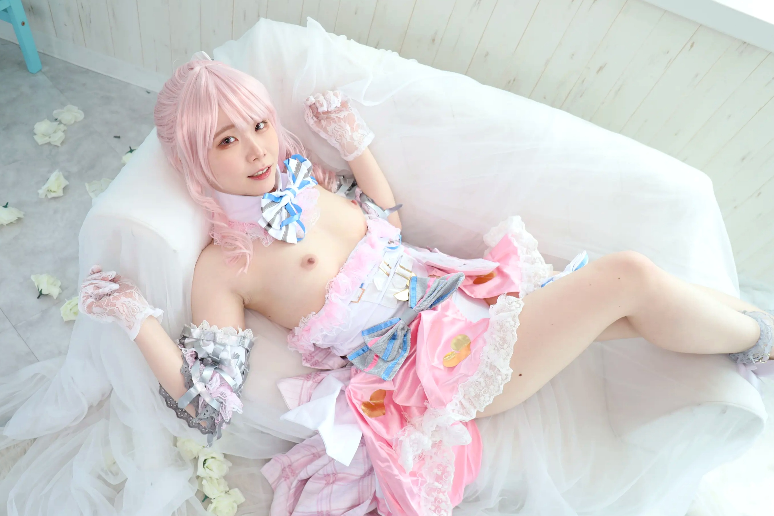 (Cosplay) Kozue Fujita 藤田こずえ - First Cosplay! 初コス！粉发萌系少女大尺度私房角色扮演 [423P]