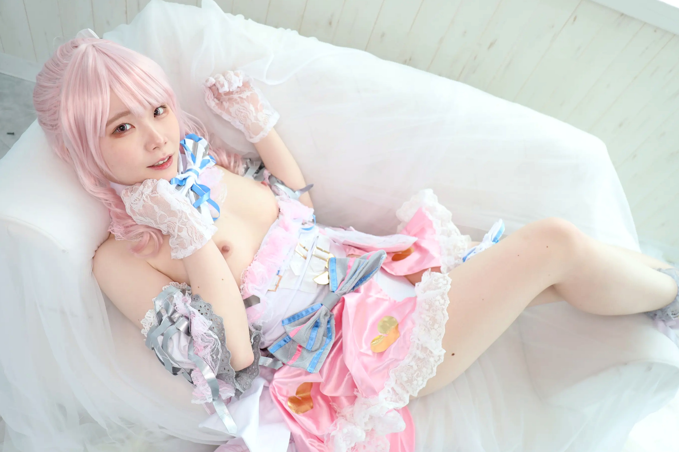 (Cosplay) Kozue Fujita 藤田こずえ - First Cosplay! 初コス！粉发萌系少女大尺度私房角色扮演 [423P]
