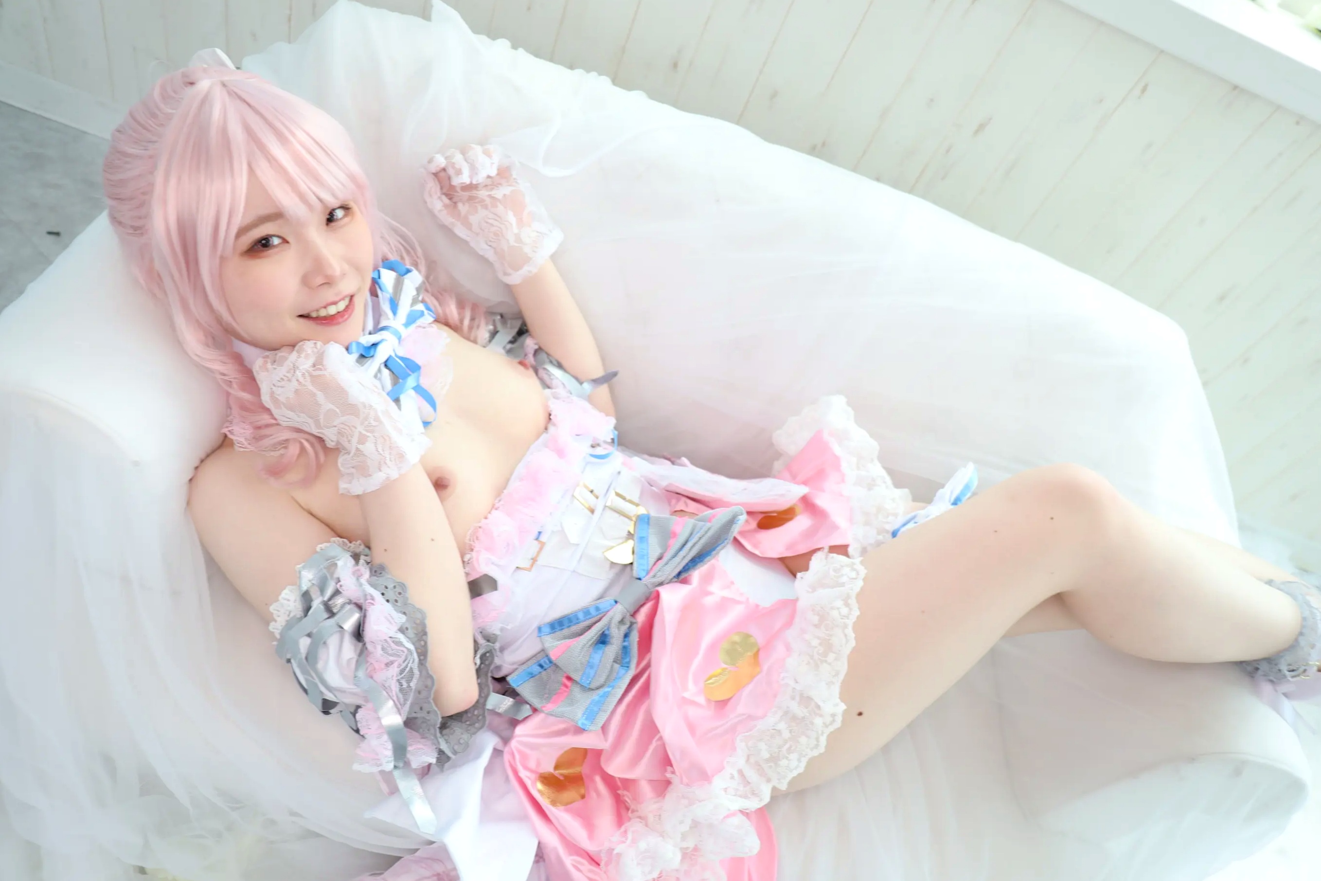 (Cosplay) Kozue Fujita 藤田こずえ - First Cosplay! 初コス！粉发萌系少女大尺度私房角色扮演 [423P]