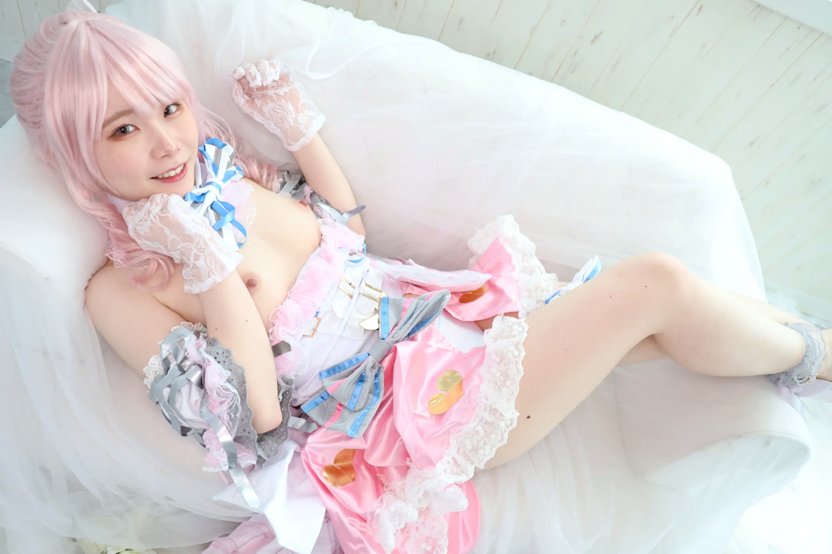 (Cosplay) Kozue Fujita 藤田こずえ - First Cosplay! 初コス！粉发萌系少女大尺度私房角色扮演 [423P]