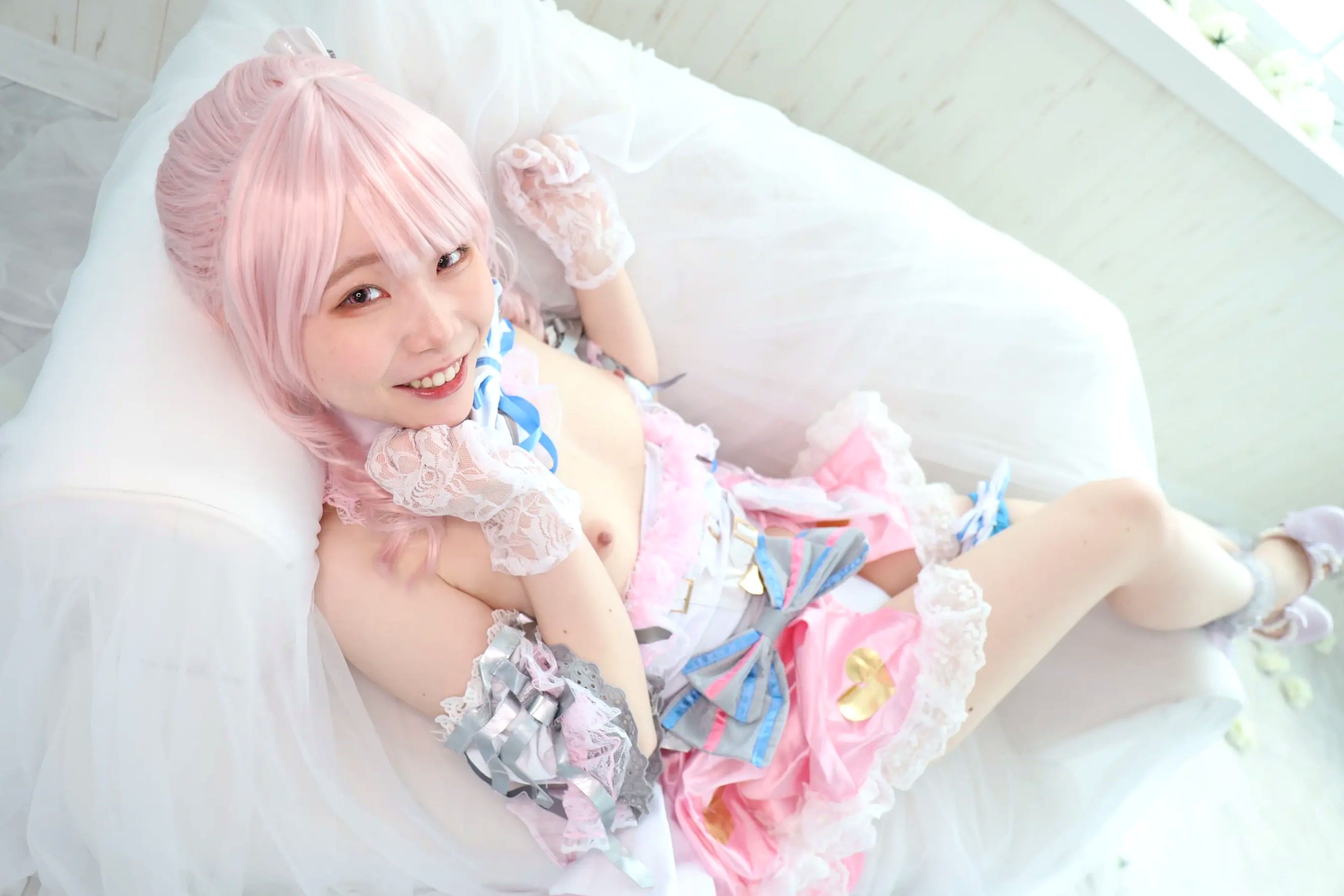 (Cosplay) Kozue Fujita 藤田こずえ - First Cosplay! 初コス！粉发萌系少女大尺度私房角色扮演 [423P]