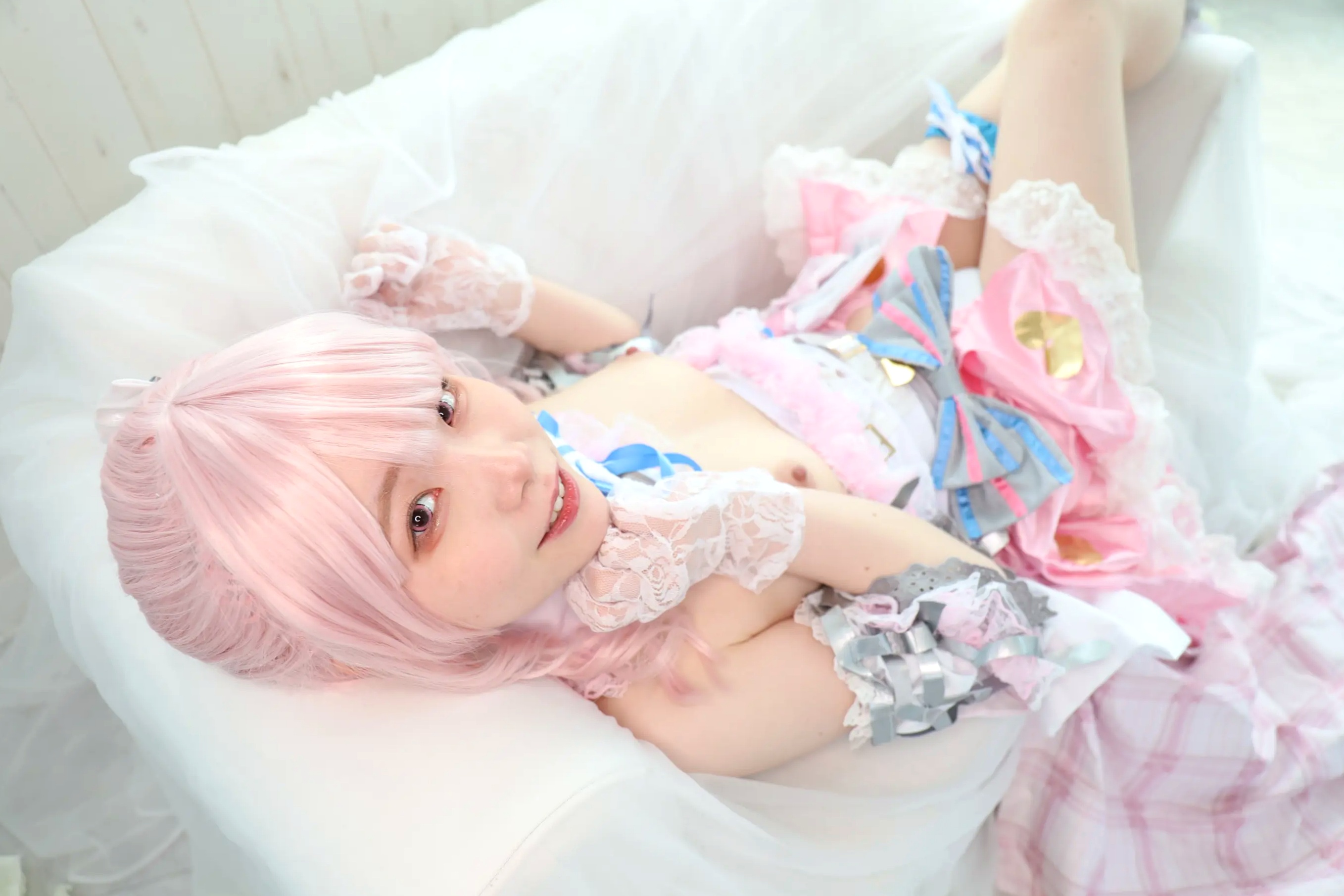 (Cosplay) Kozue Fujita 藤田こずえ - First Cosplay! 初コス！粉发萌系少女大尺度私房角色扮演 [423P]