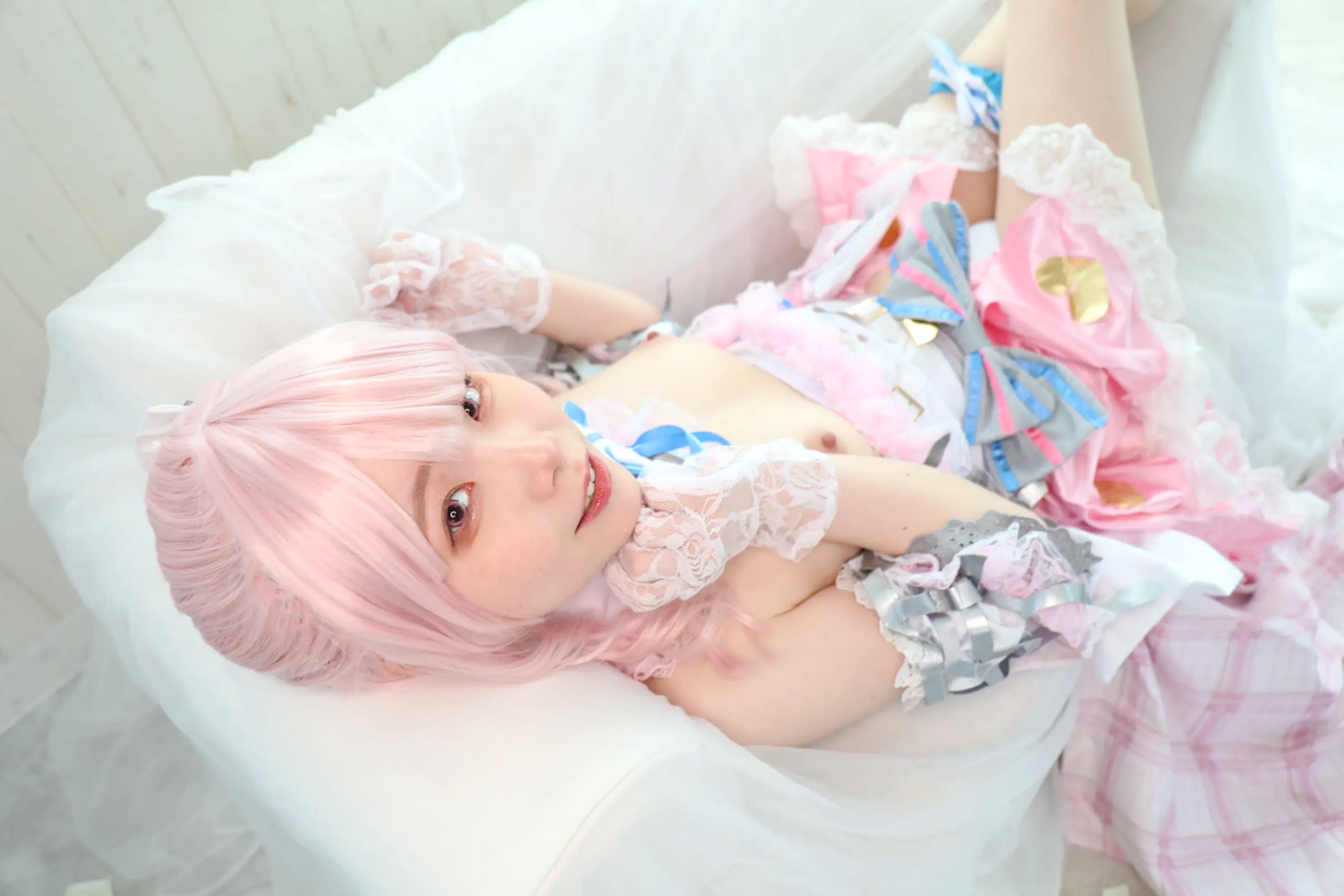 (Cosplay) Kozue Fujita 藤田こずえ - First Cosplay! 初コス！粉发萌系少女大尺度私房角色扮演 [423P]