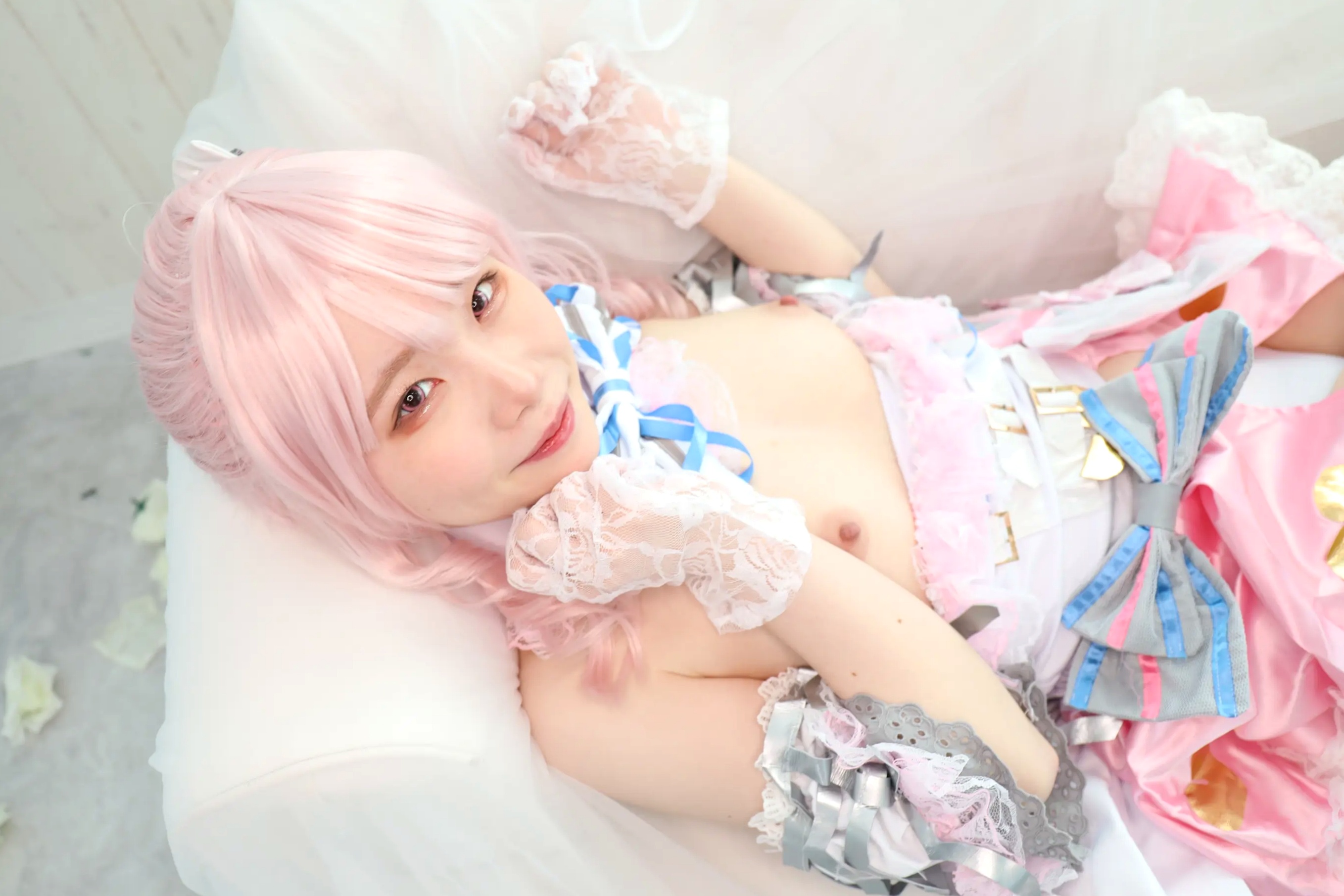 (Cosplay) Kozue Fujita 藤田こずえ - First Cosplay! 初コス！粉发萌系少女大尺度私房角色扮演 [423P]
