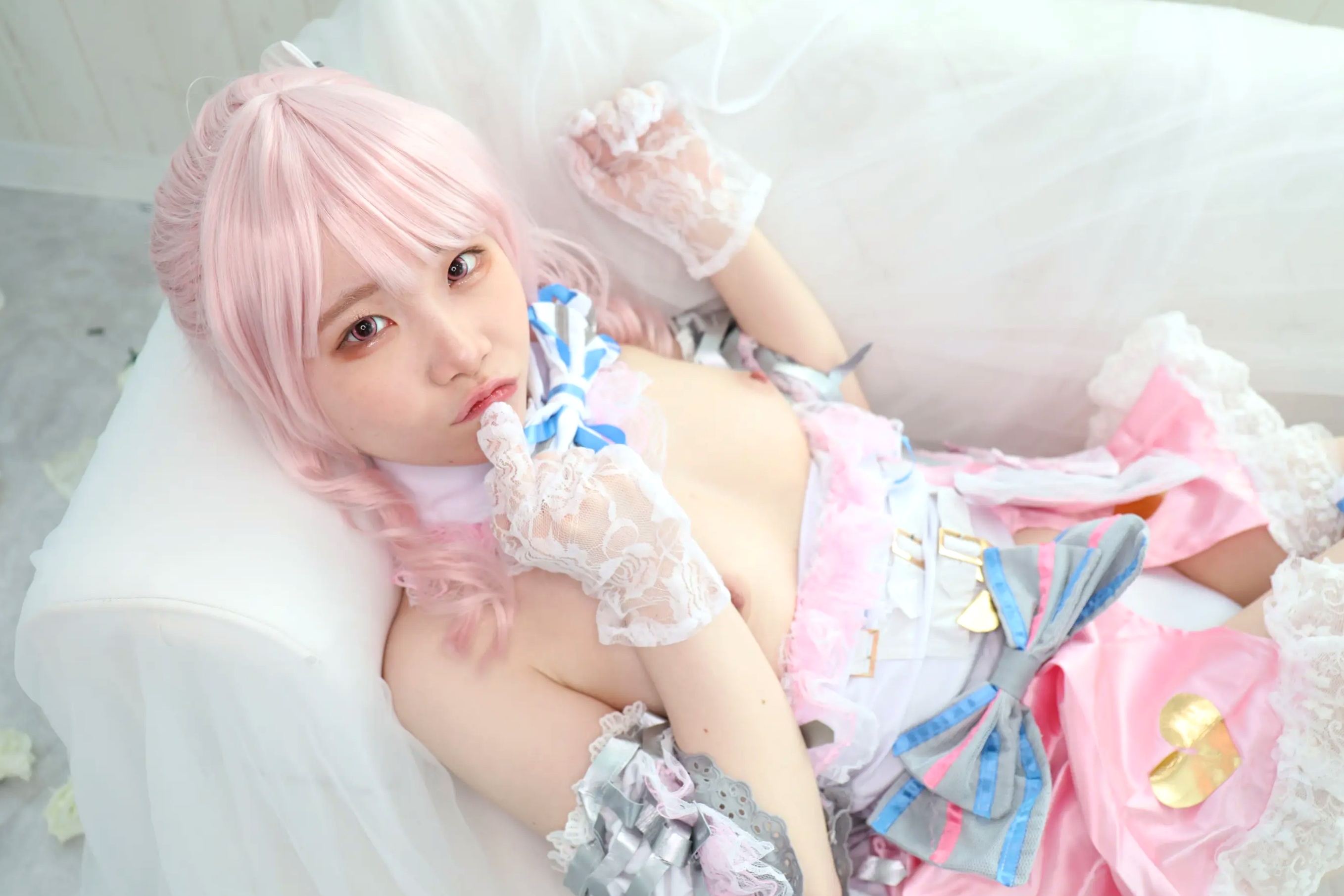 (Cosplay) Kozue Fujita 藤田こずえ - First Cosplay! 初コス！粉发萌系少女大尺度私房角色扮演 [423P]