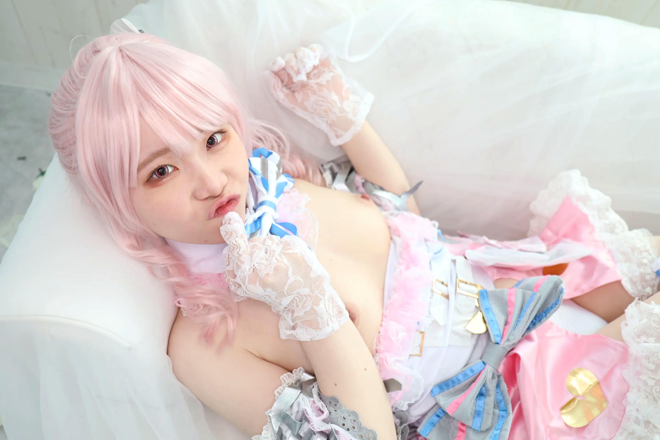 (Cosplay) Kozue Fujita 藤田こずえ - First Cosplay! 初コス！粉发萌系少女大尺度私房角色扮演 [423P]