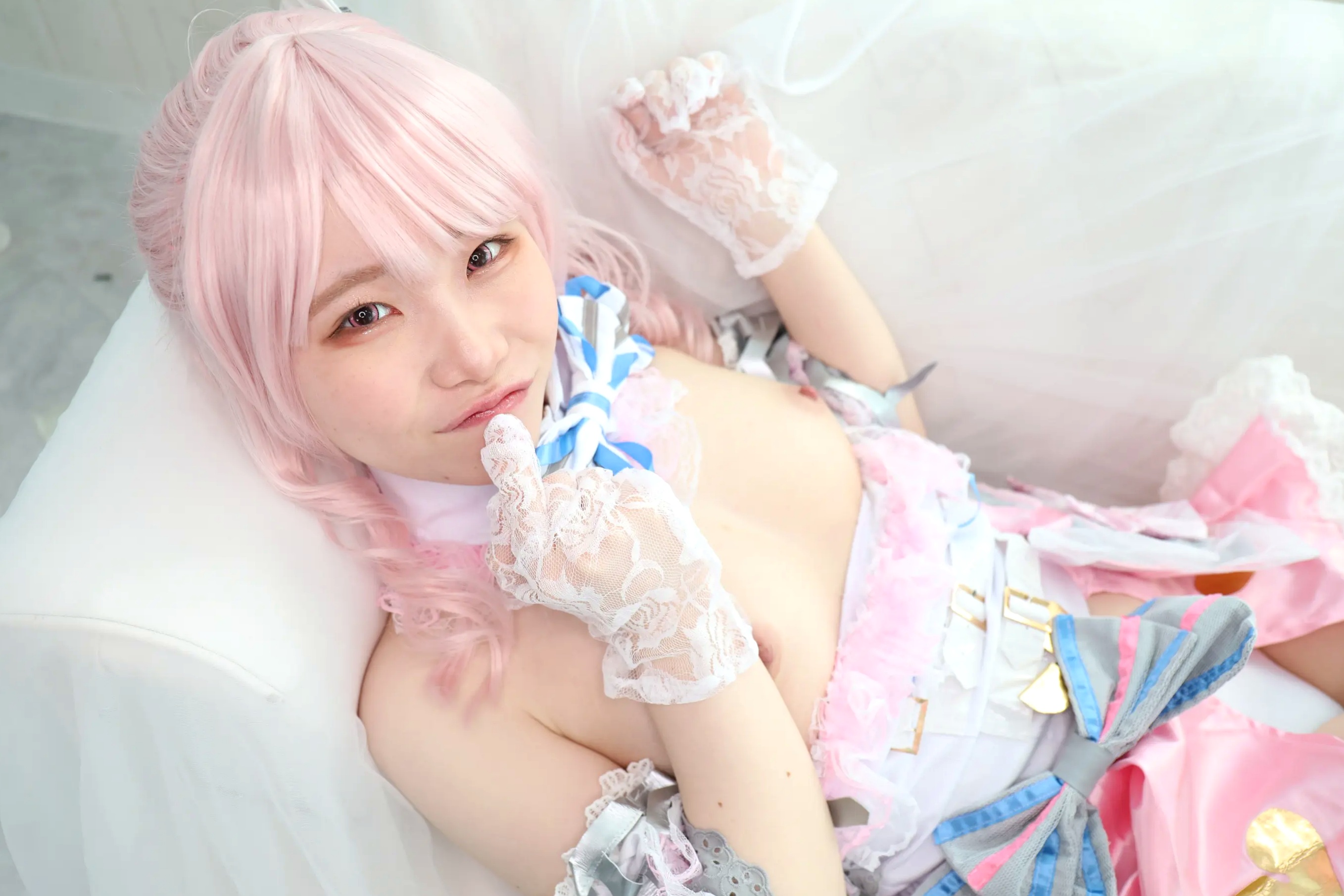 (Cosplay) Kozue Fujita 藤田こずえ - First Cosplay! 初コス！粉发萌系少女大尺度私房角色扮演 [423P]