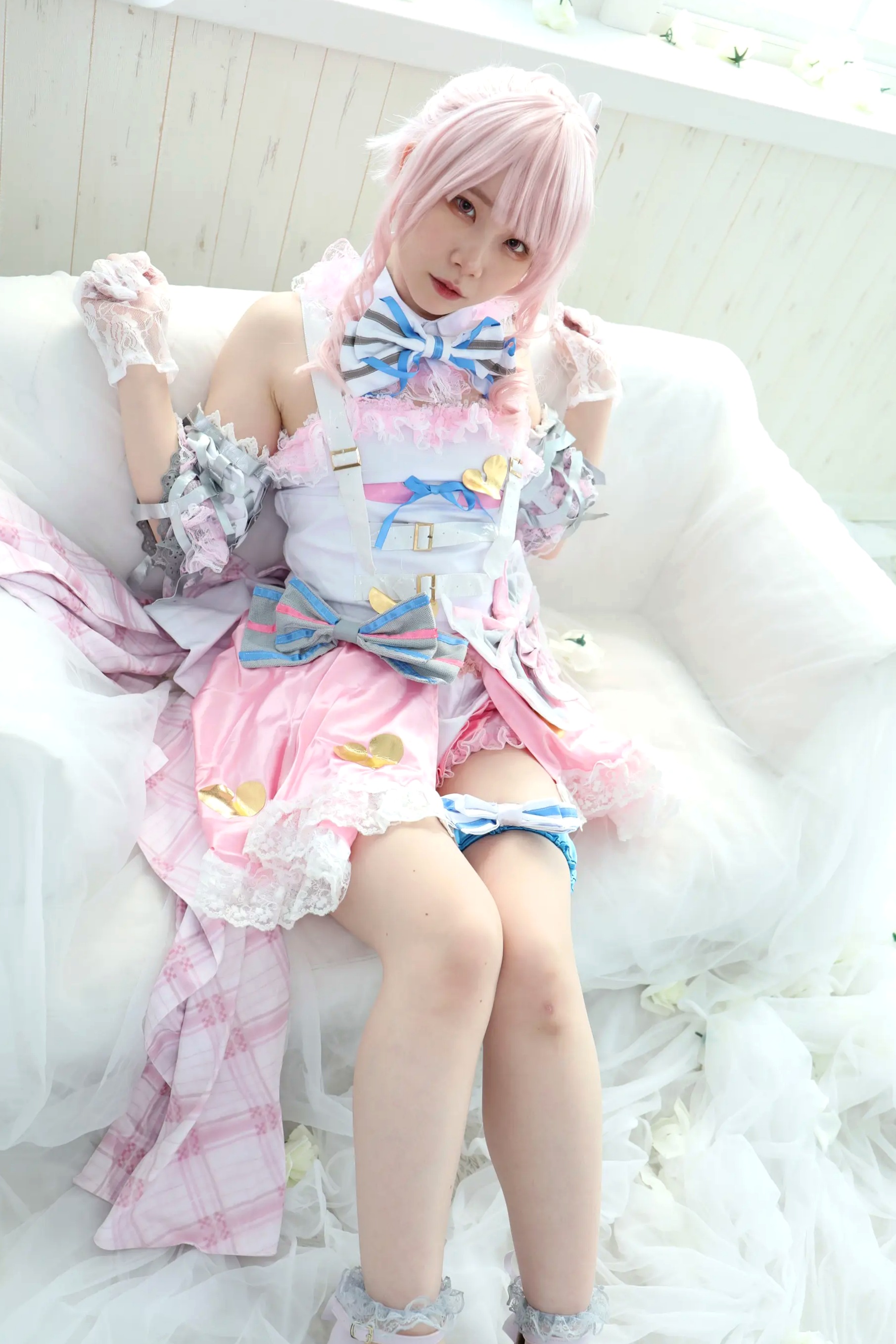 (Cosplay) Kozue Fujita 藤田こずえ - First Cosplay! 初コス！粉发萌系少女大尺度私房角色扮演 [423P]