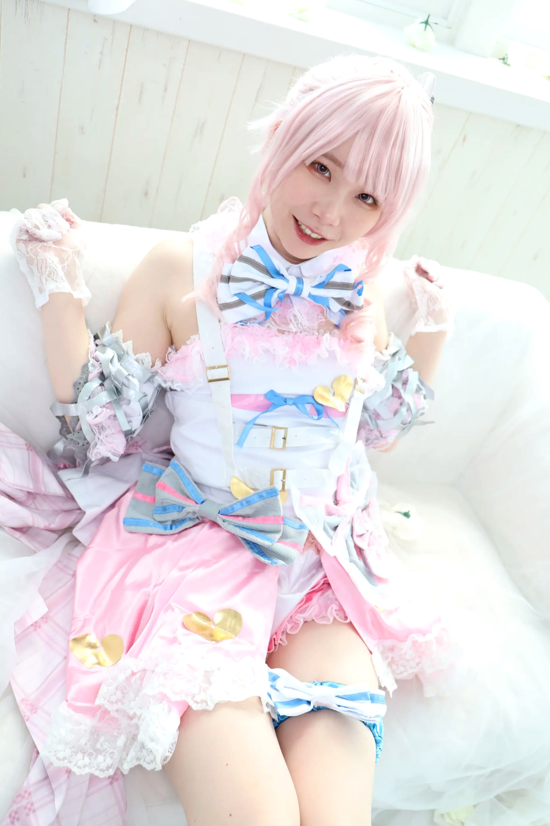 (Cosplay) Kozue Fujita 藤田こずえ - First Cosplay! 初コス！粉发萌系少女大尺度私房角色扮演 [423P]