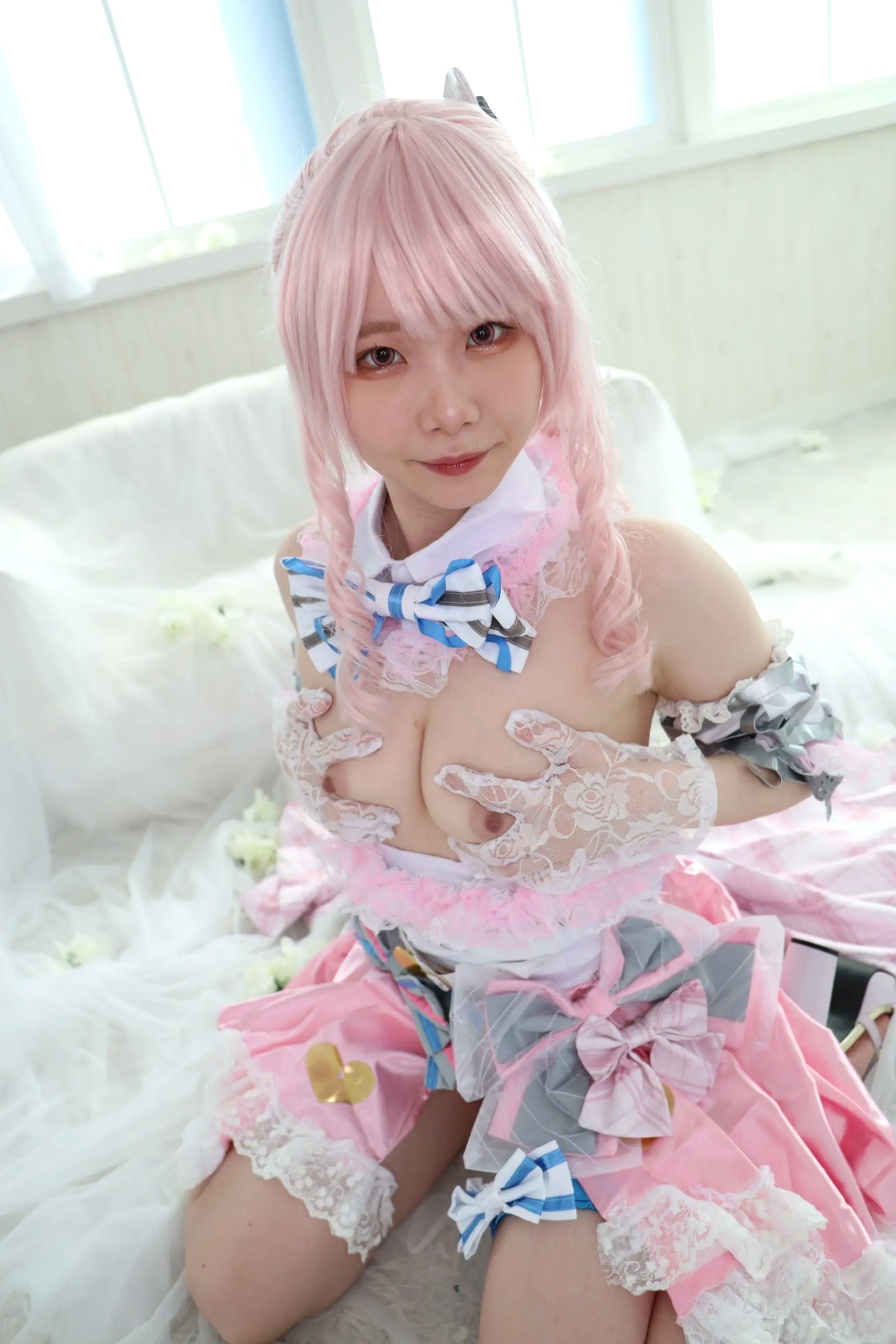 (Cosplay) Kozue Fujita 藤田こずえ - First Cosplay! 初コス！粉发萌系少女大尺度私房角色扮演 [423P]