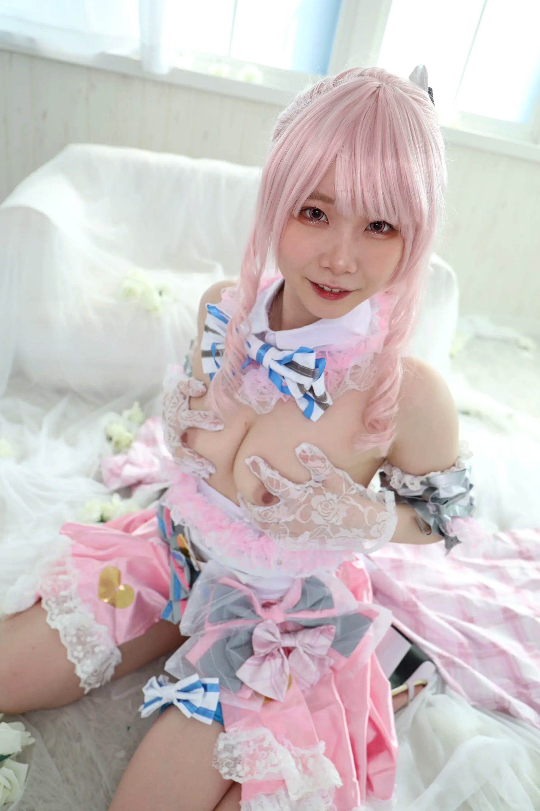 (Cosplay) Kozue Fujita 藤田こずえ - First Cosplay! 初コス！粉发萌系少女大尺度私房角色扮演 [423P]