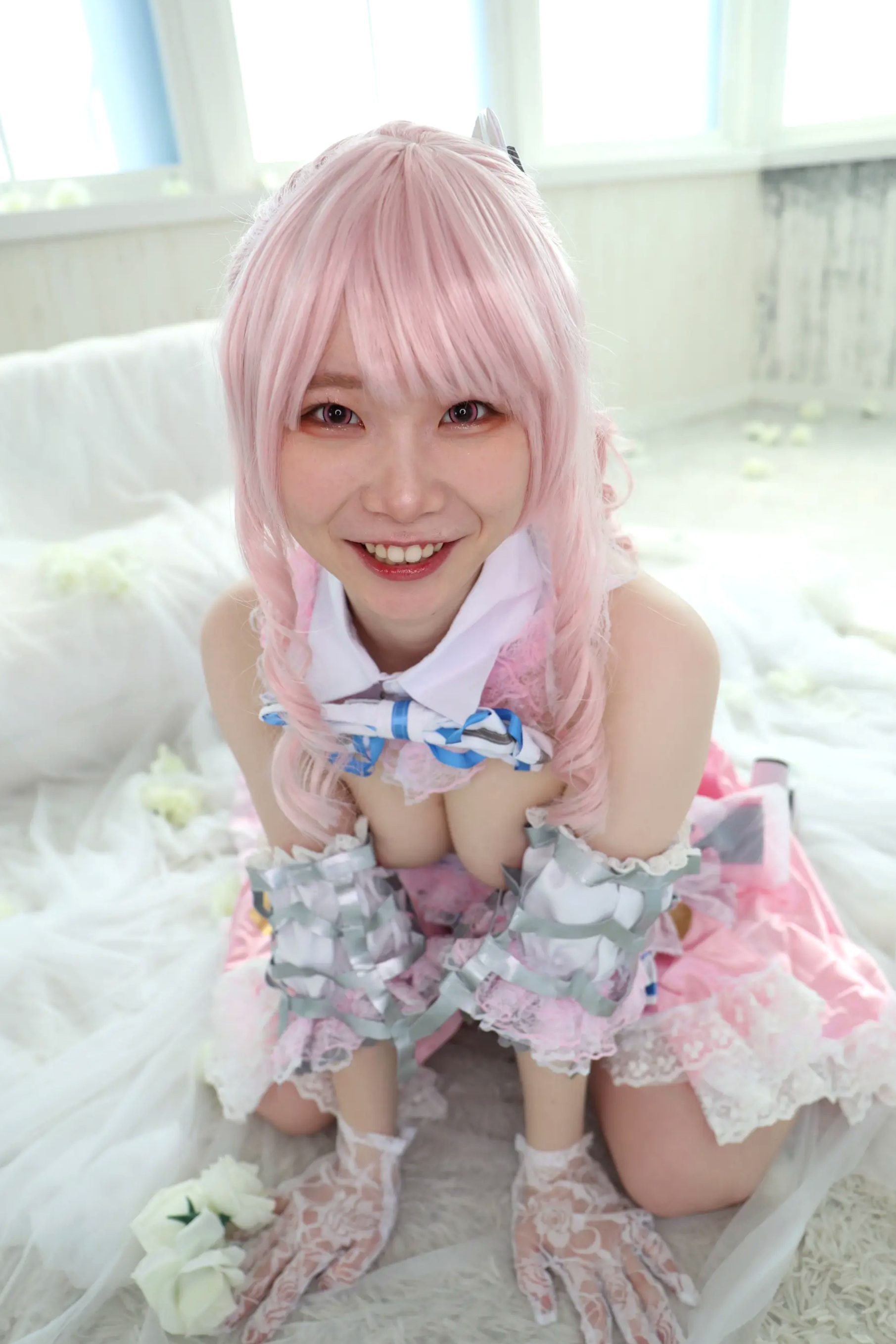 (Cosplay) Kozue Fujita 藤田こずえ - First Cosplay! 初コス！粉发萌系少女大尺度私房角色扮演 [423P]