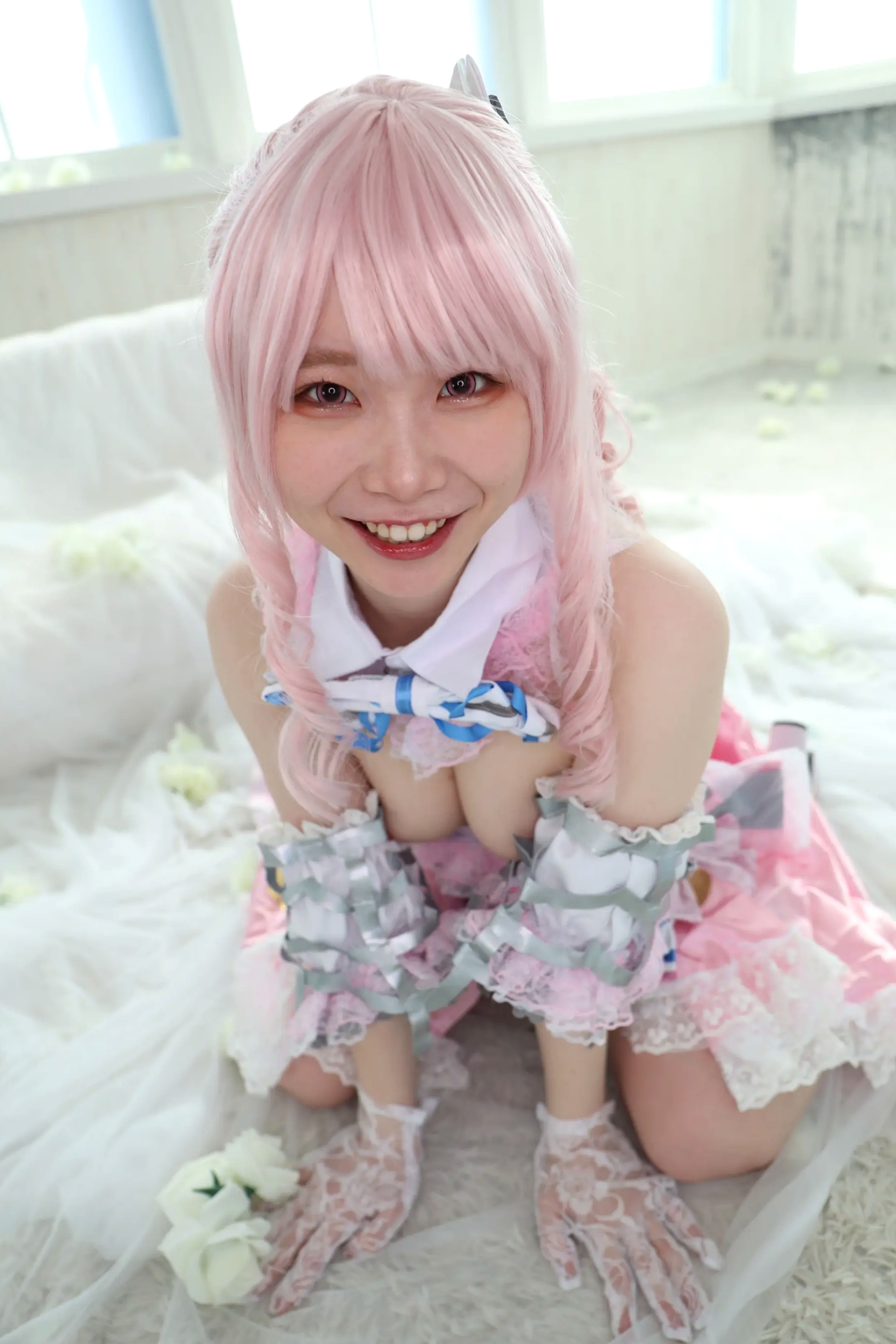 (Cosplay) Kozue Fujita 藤田こずえ - First Cosplay! 初コス！粉发萌系少女大尺度私房角色扮演 [423P]
