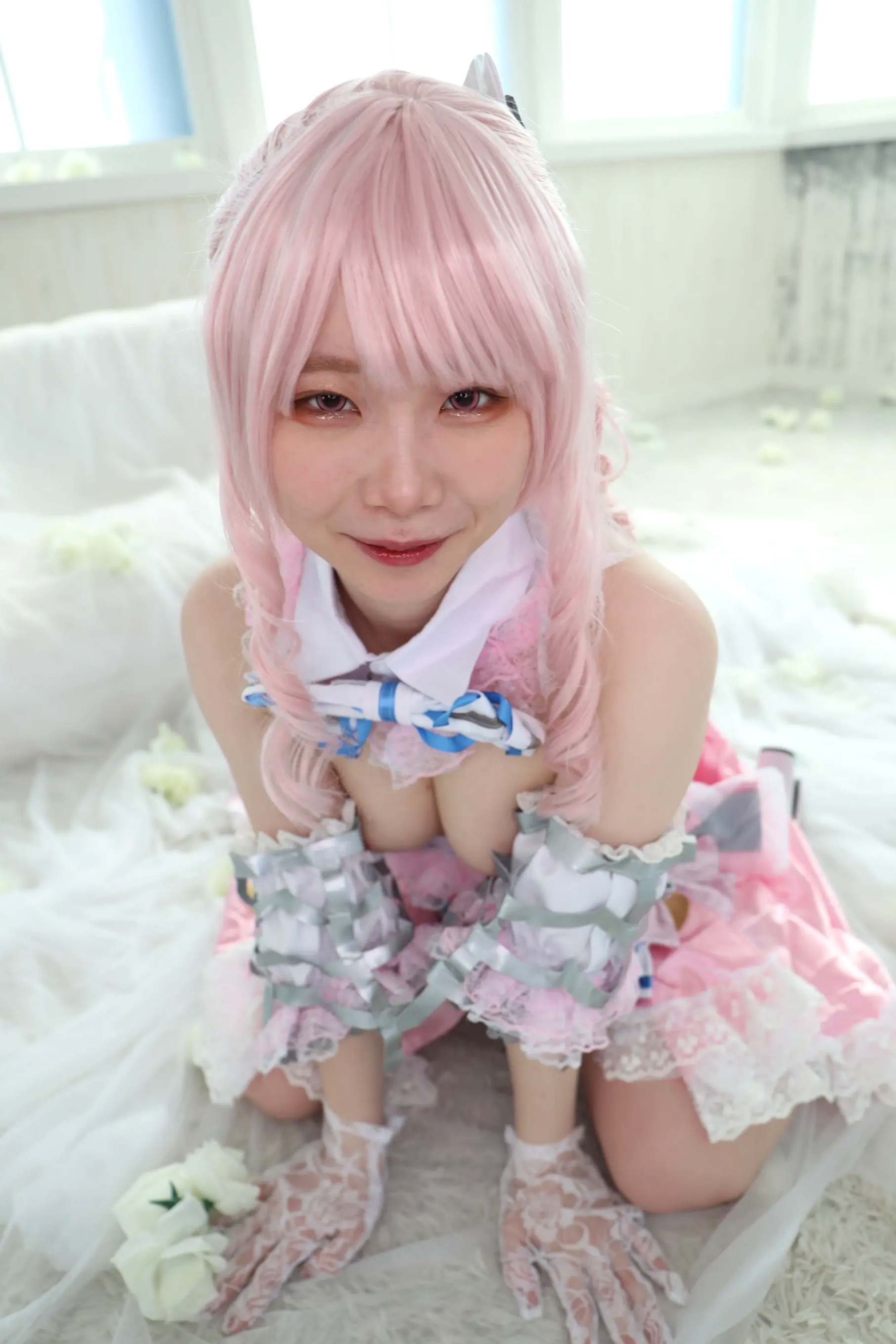 (Cosplay) Kozue Fujita 藤田こずえ - First Cosplay! 初コス！粉发萌系少女大尺度私房角色扮演 [423P]
