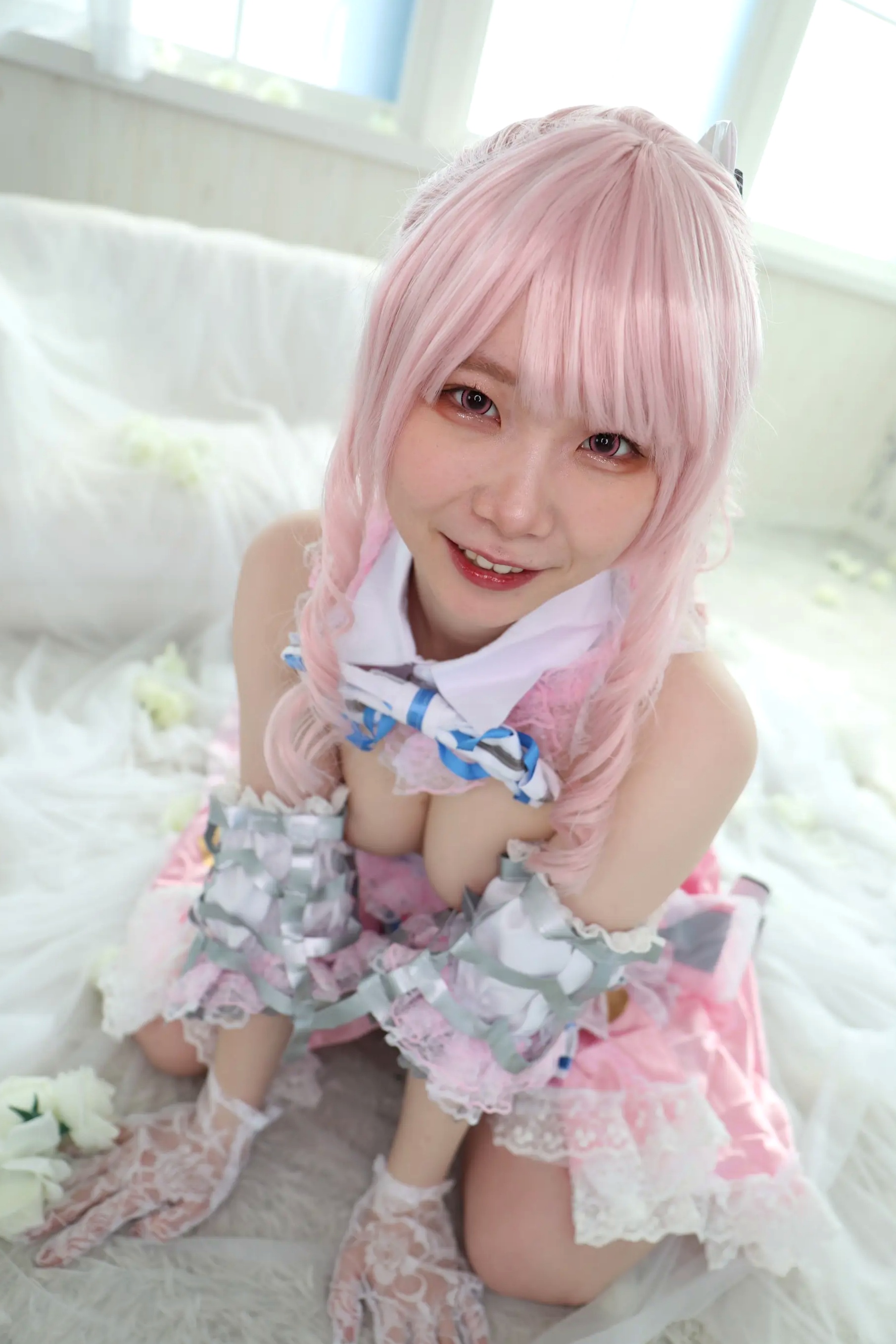 (Cosplay) Kozue Fujita 藤田こずえ - First Cosplay! 初コス！粉发萌系少女大尺度私房角色扮演 [423P]