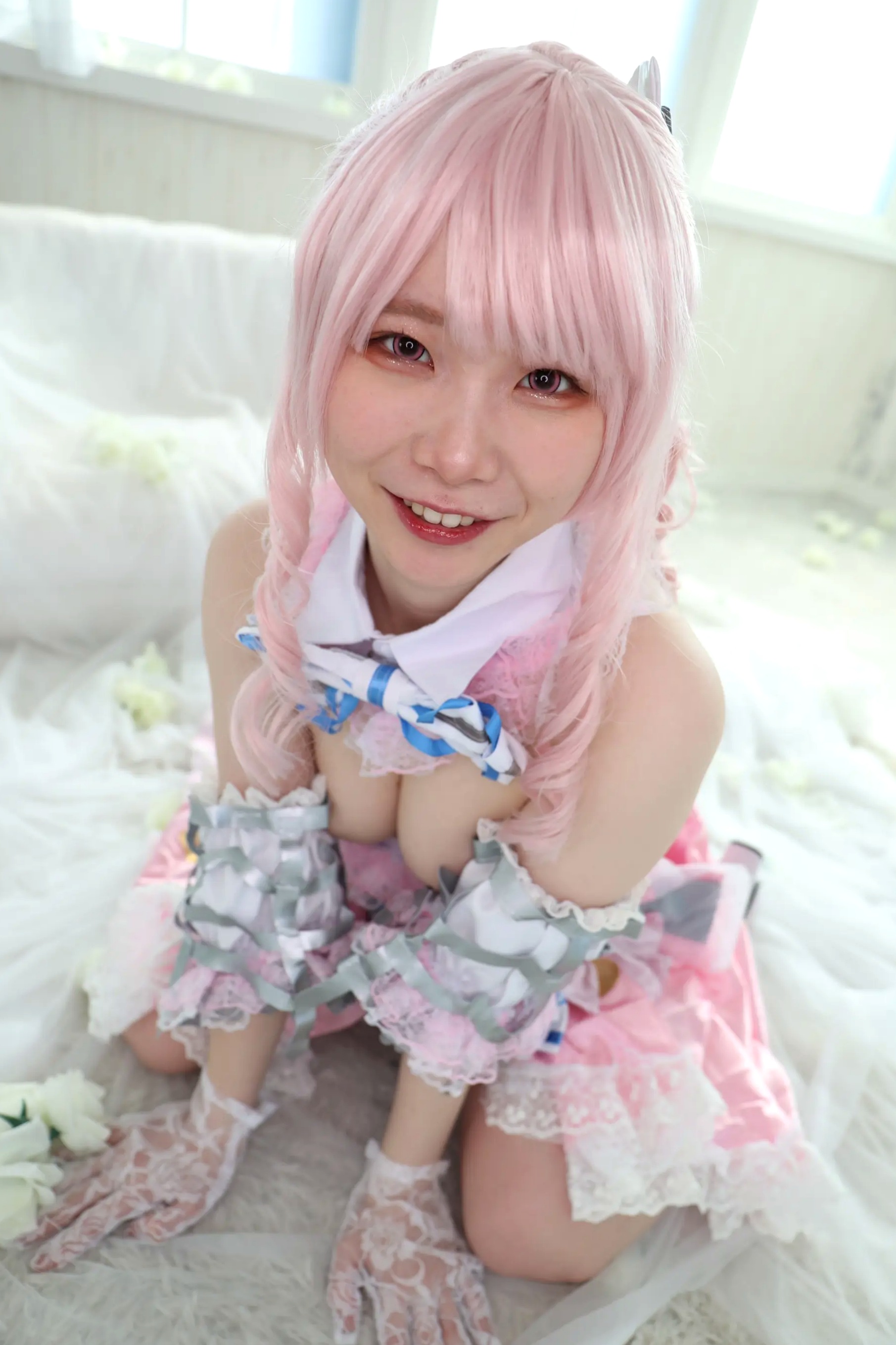 (Cosplay) Kozue Fujita 藤田こずえ - First Cosplay! 初コス！粉发萌系少女大尺度私房角色扮演 [423P]