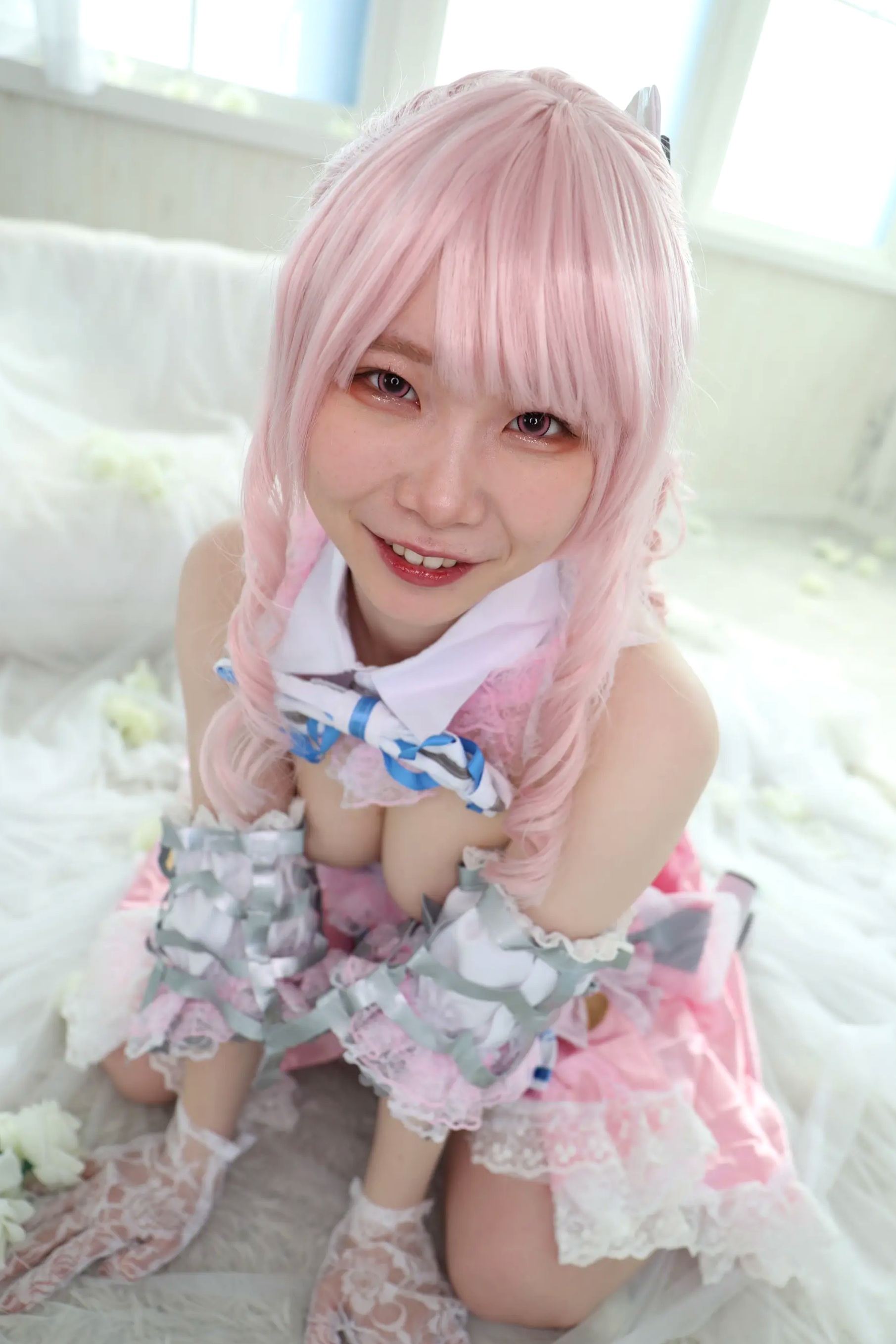 (Cosplay) Kozue Fujita 藤田こずえ - First Cosplay! 初コス！粉发萌系少女大尺度私房角色扮演 [423P]