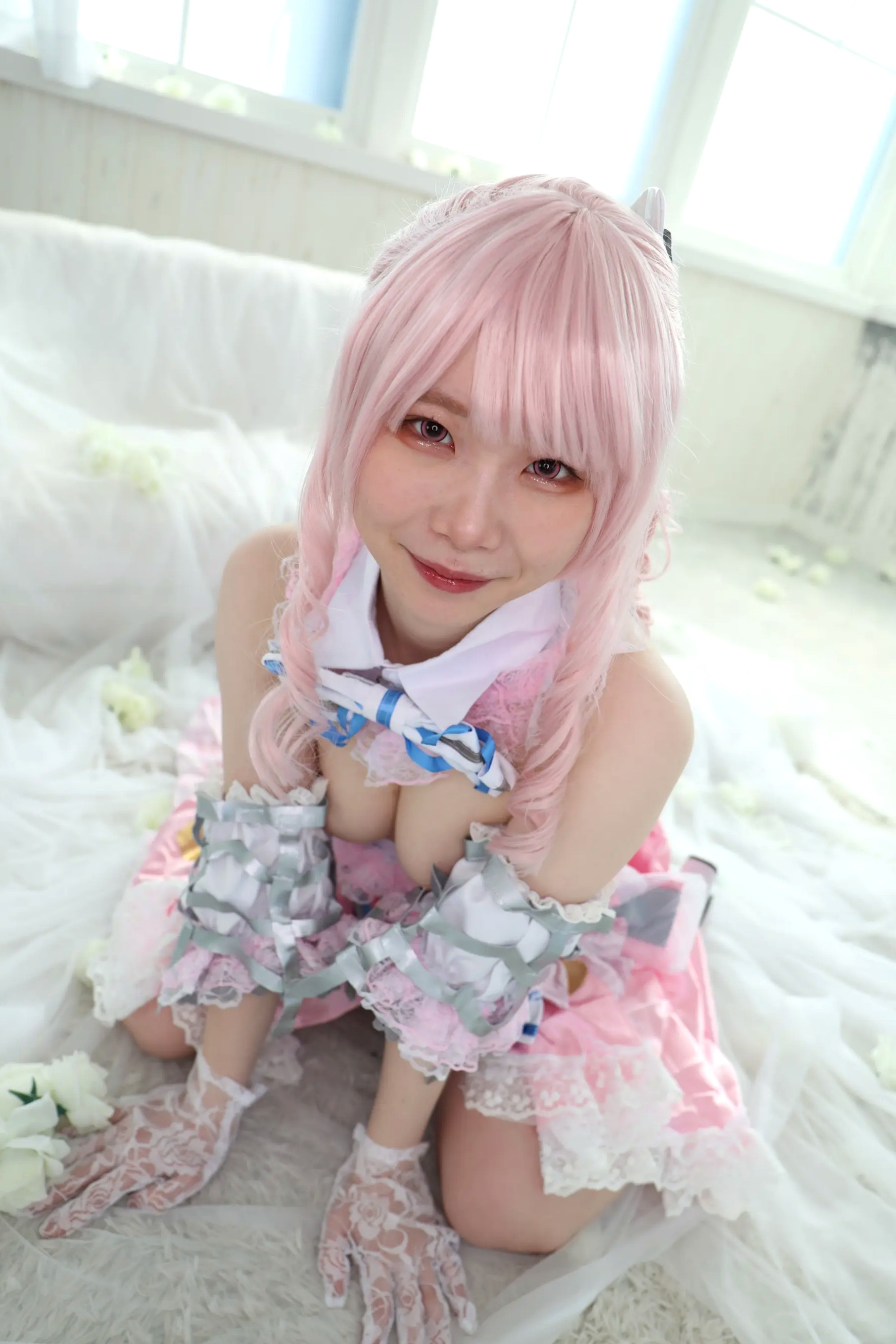 (Cosplay) Kozue Fujita 藤田こずえ - First Cosplay! 初コス！粉发萌系少女大尺度私房角色扮演 [423P]