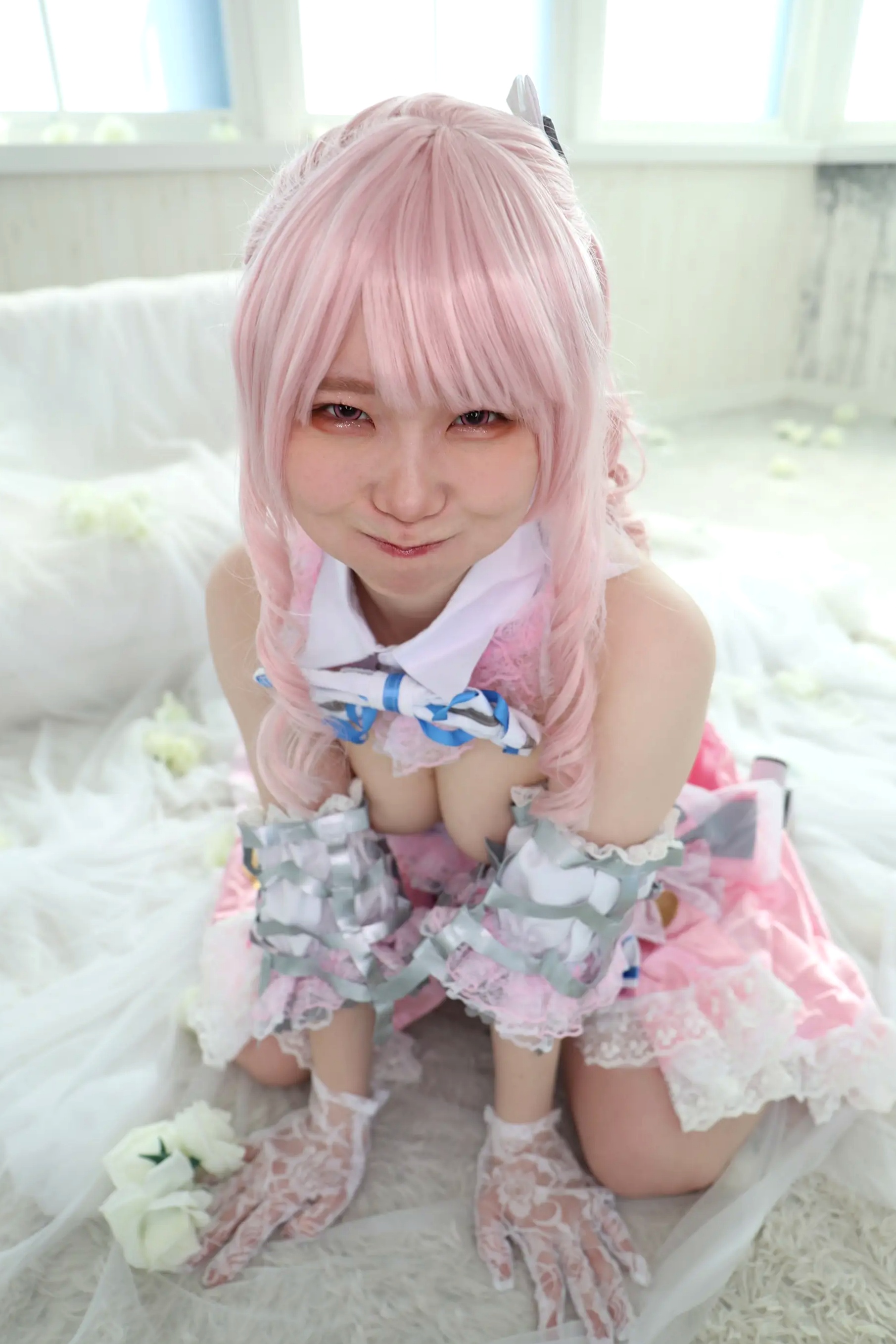 (Cosplay) Kozue Fujita 藤田こずえ - First Cosplay! 初コス！粉发萌系少女大尺度私房角色扮演 [423P]