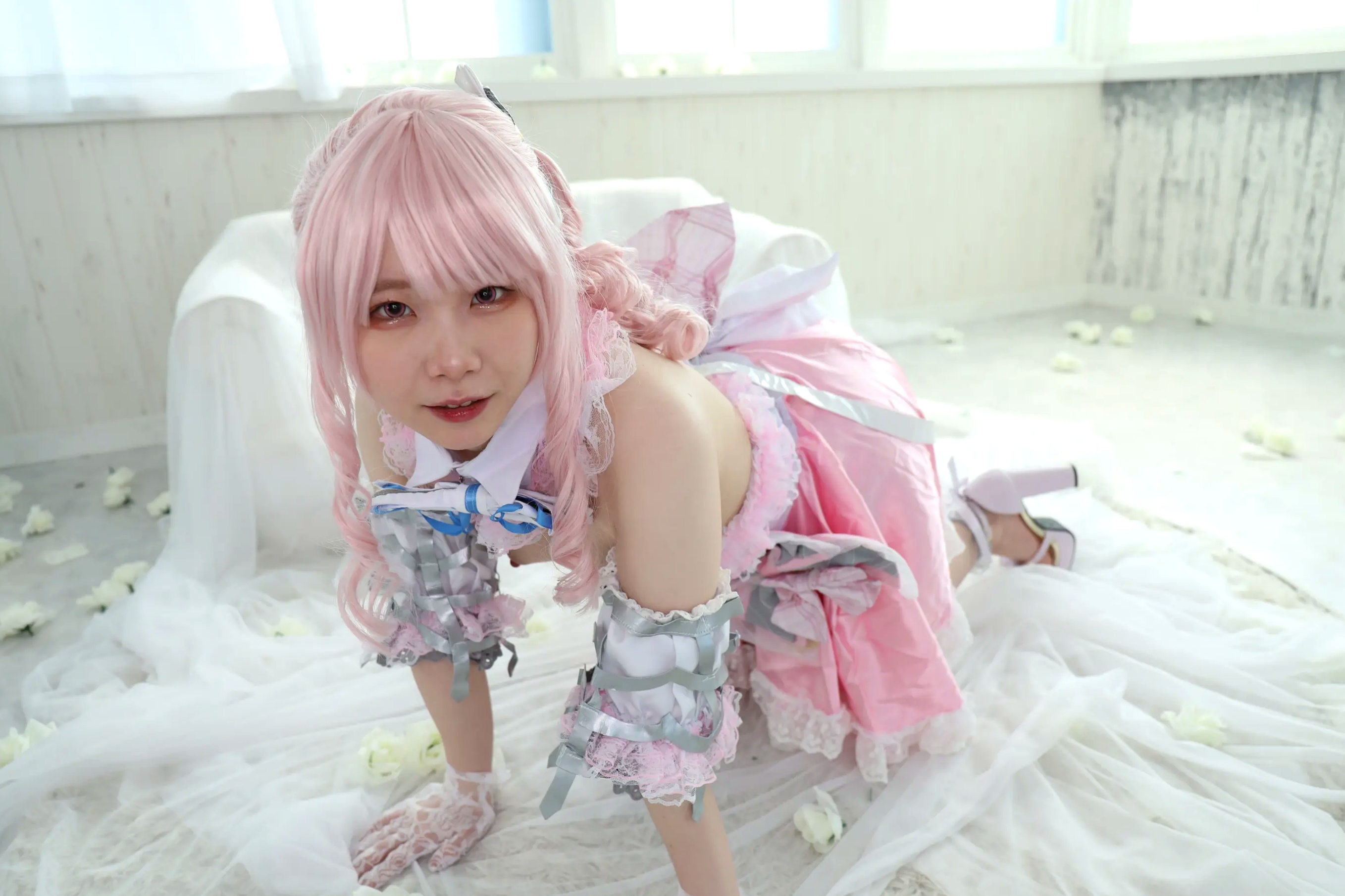 (Cosplay) Kozue Fujita 藤田こずえ - First Cosplay! 初コス！粉发萌系少女大尺度私房角色扮演 [423P]