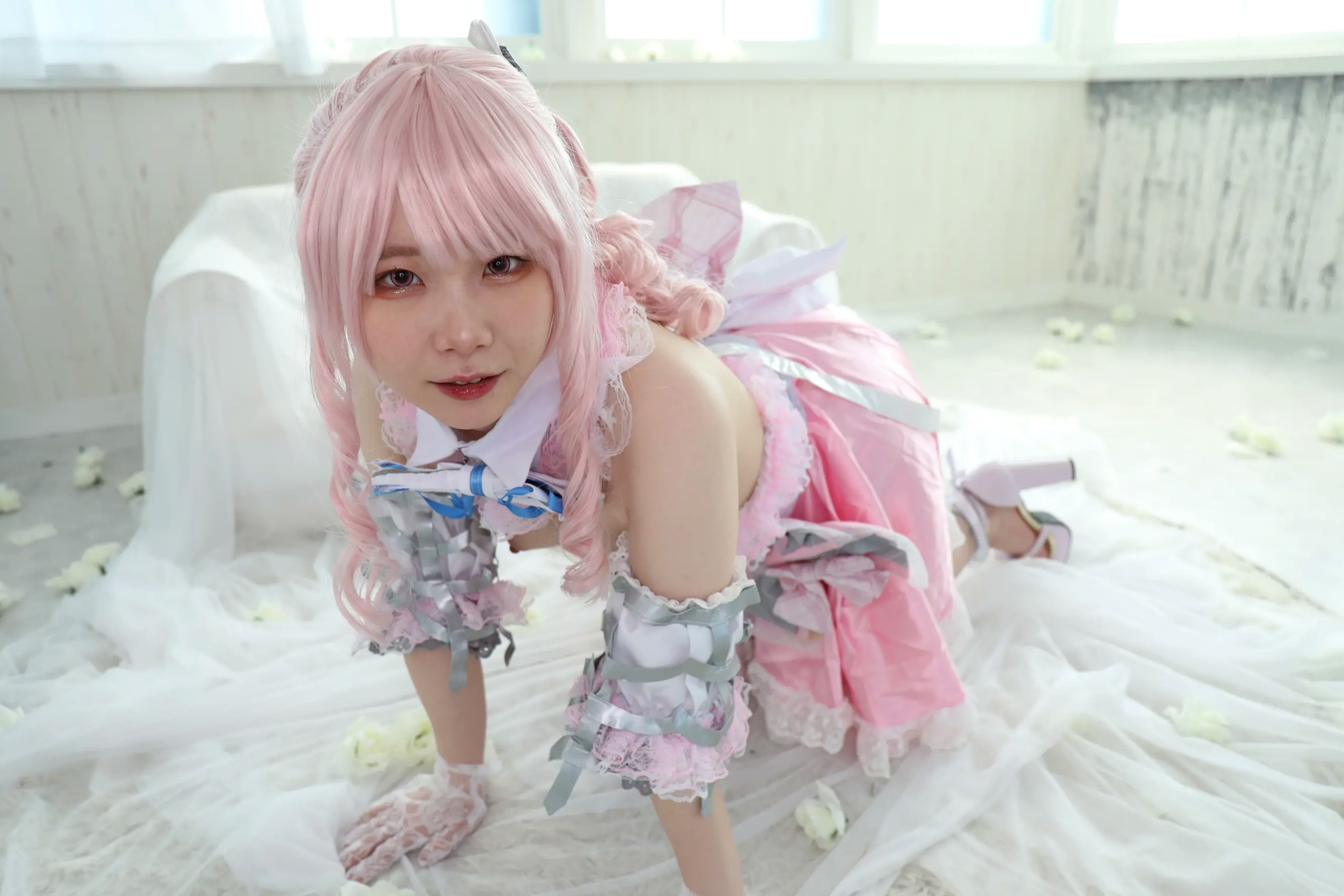 (Cosplay) Kozue Fujita 藤田こずえ - First Cosplay! 初コス！粉发萌系少女大尺度私房角色扮演 [423P]