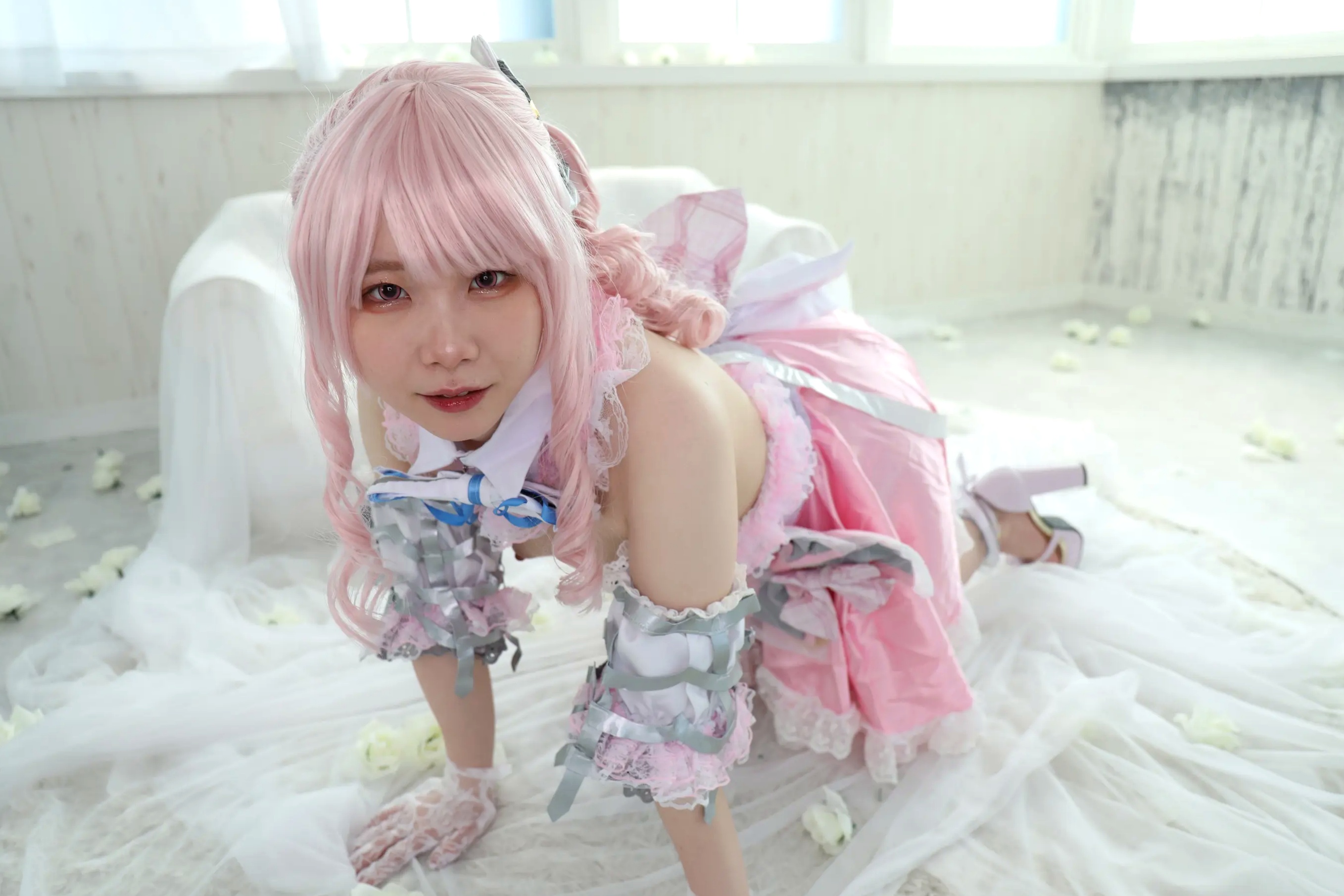 (Cosplay) Kozue Fujita 藤田こずえ - First Cosplay! 初コス！粉发萌系少女大尺度私房角色扮演 [423P]