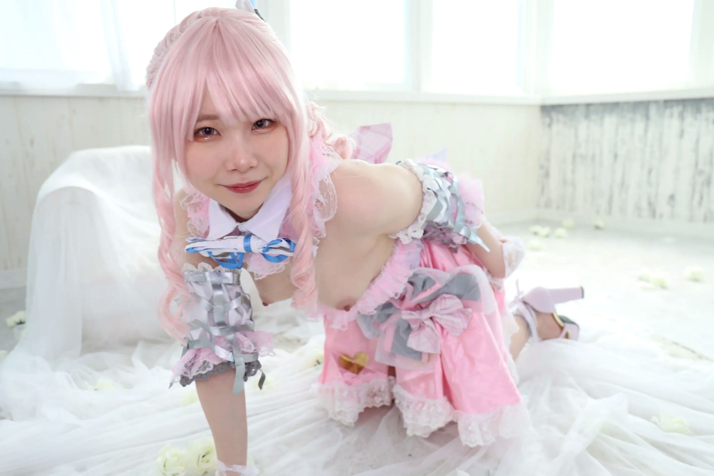 (Cosplay) Kozue Fujita 藤田こずえ - First Cosplay! 初コス！粉发萌系少女大尺度私房角色扮演 [423P]