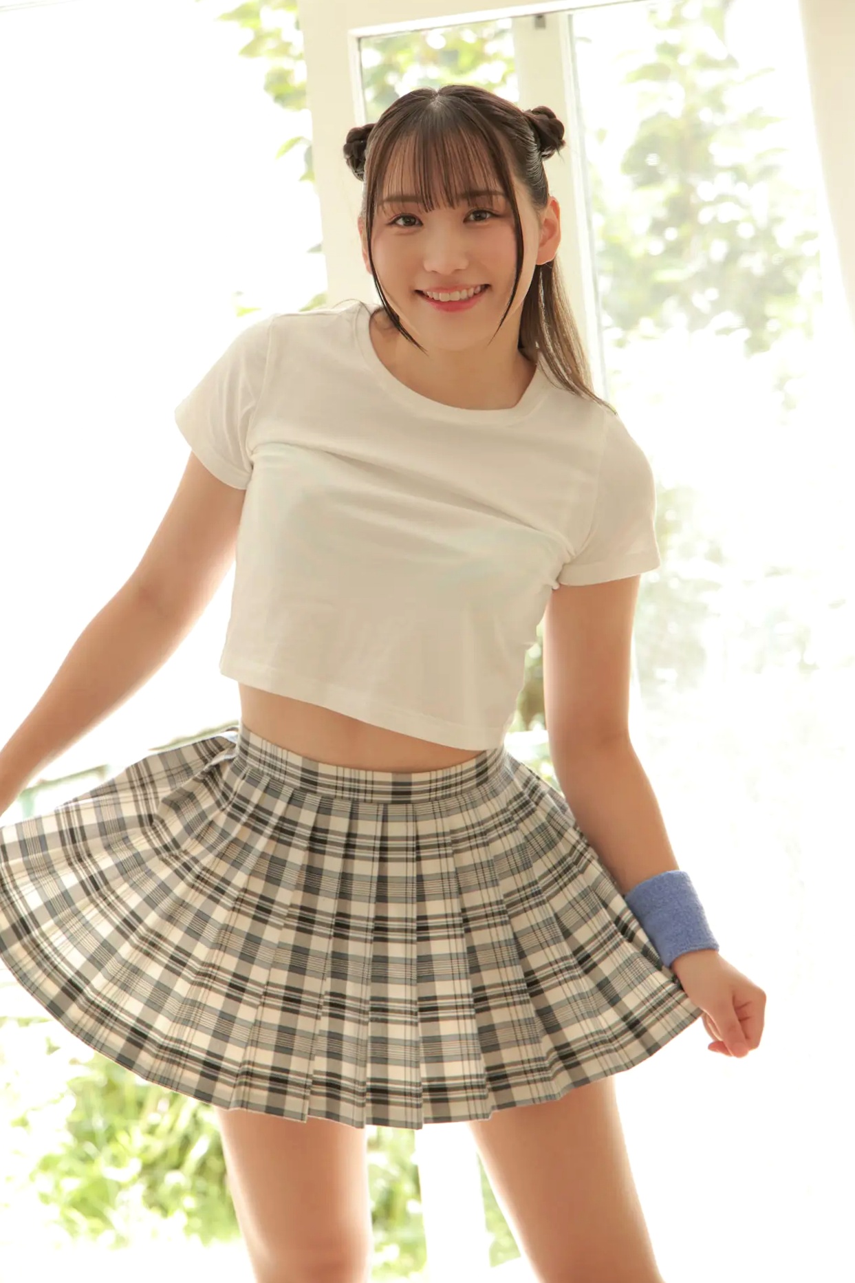 [LOVEPOP] Ume Hyakka 百花梅 Photoset 03 [82P] 清纯校服湿身戏水 蓝白条纹泳衣性感美腿写真