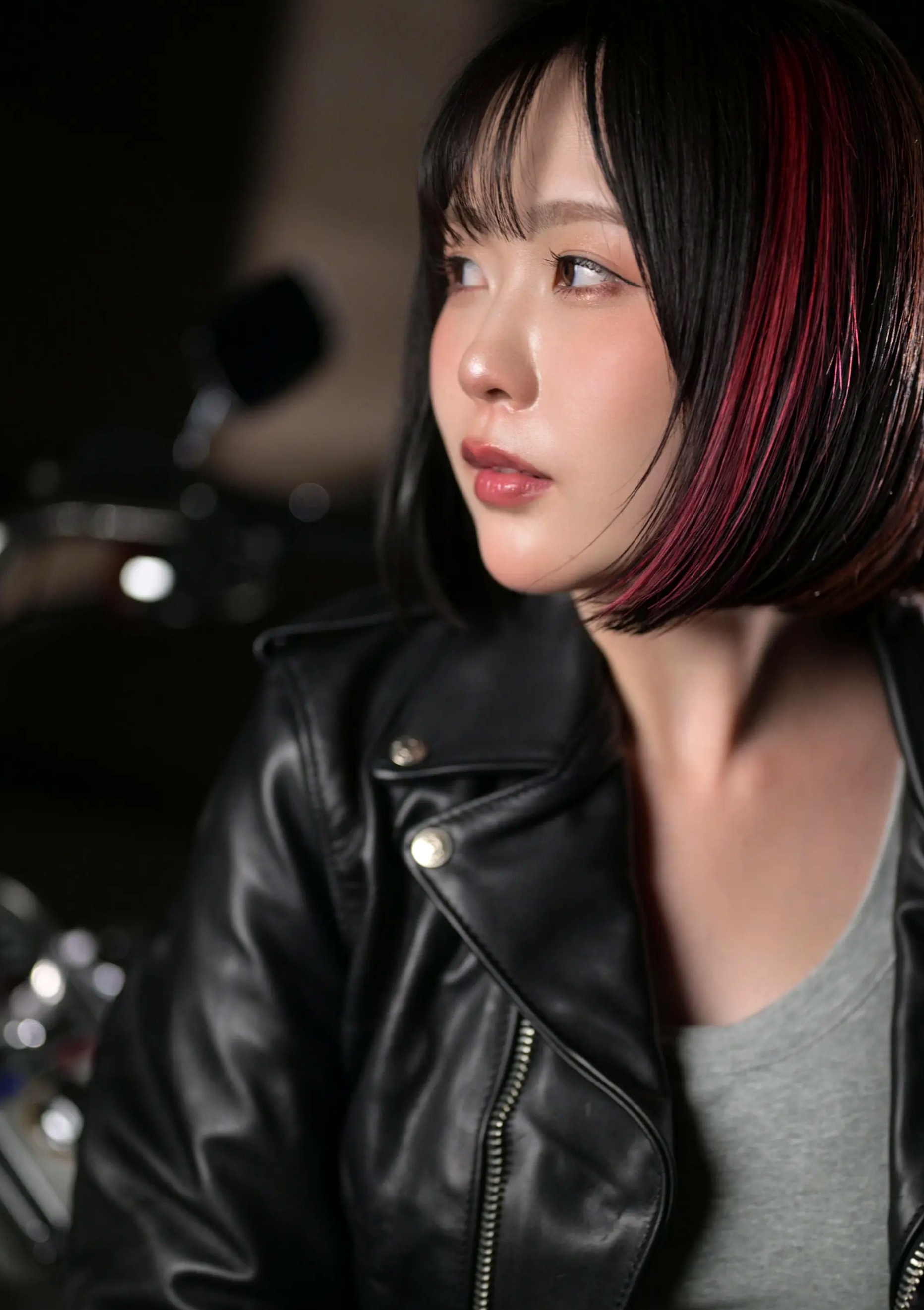 Gallery - 夜道雪 - 酷飒皮衣枪械写真 帅气机车女郎GUN ACTION[45P]日本冷艳野性女神养眼 女神私房照_秀色女神 - image 4