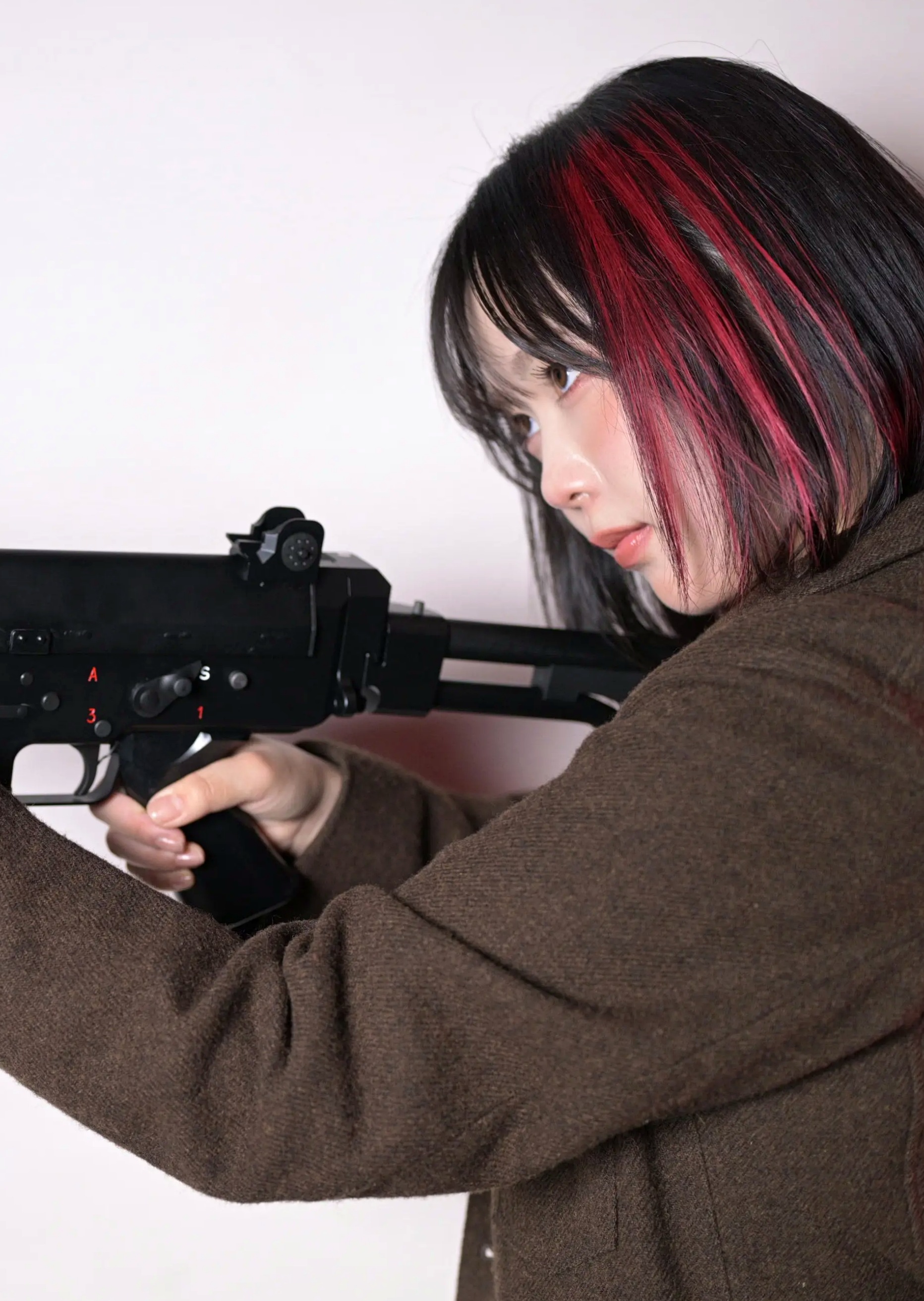 Gallery - 夜道雪 - 酷飒皮衣枪械写真 帅气机车女郎GUN ACTION[45P]日本冷艳野性女神养眼 女神私房照_秀色女神 - image 24