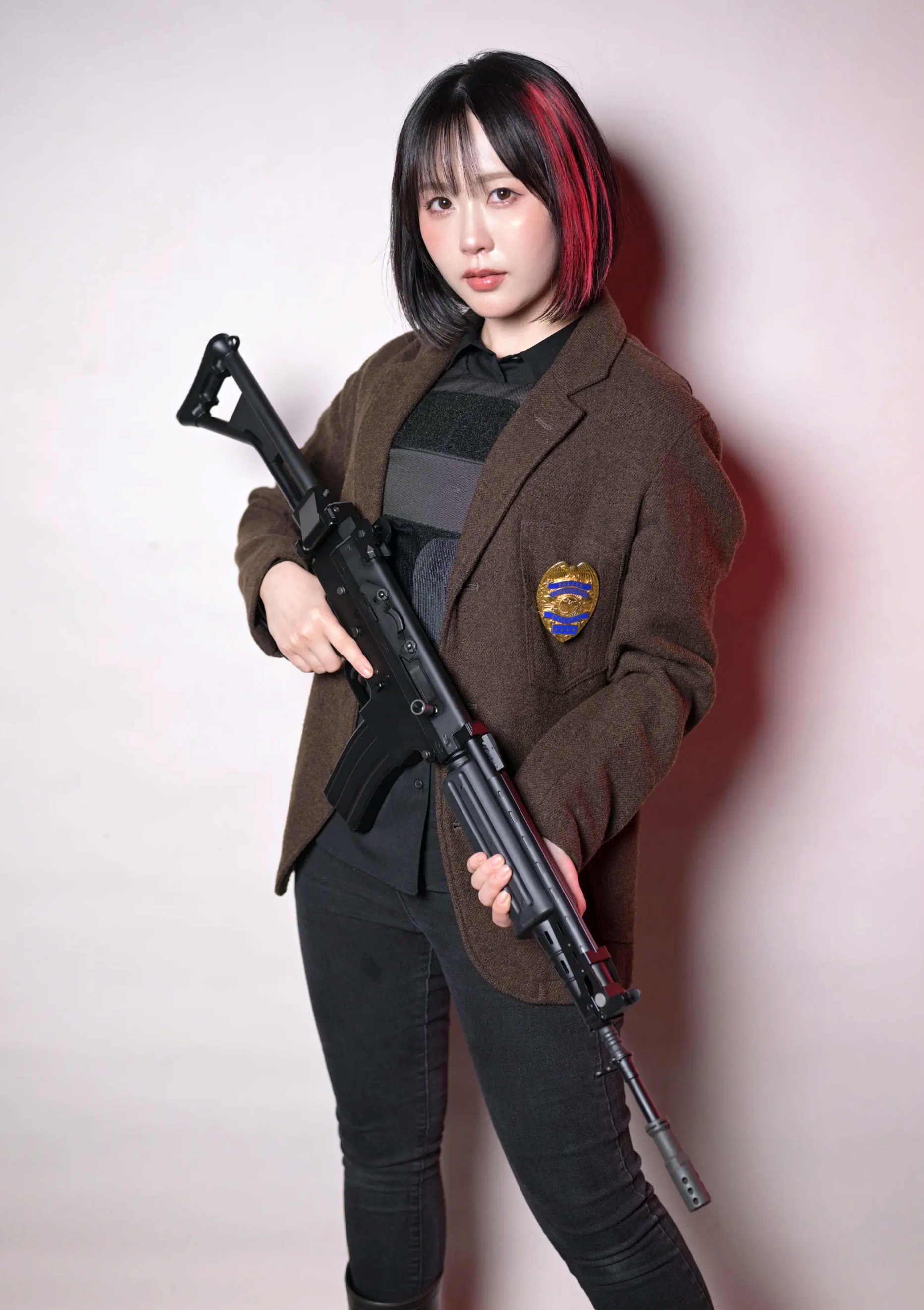 Gallery - 夜道雪 - 酷飒皮衣枪械写真 帅气机车女郎GUN ACTION[45P]日本冷艳野性女神养眼 女神私房照_秀色女神 - image 27