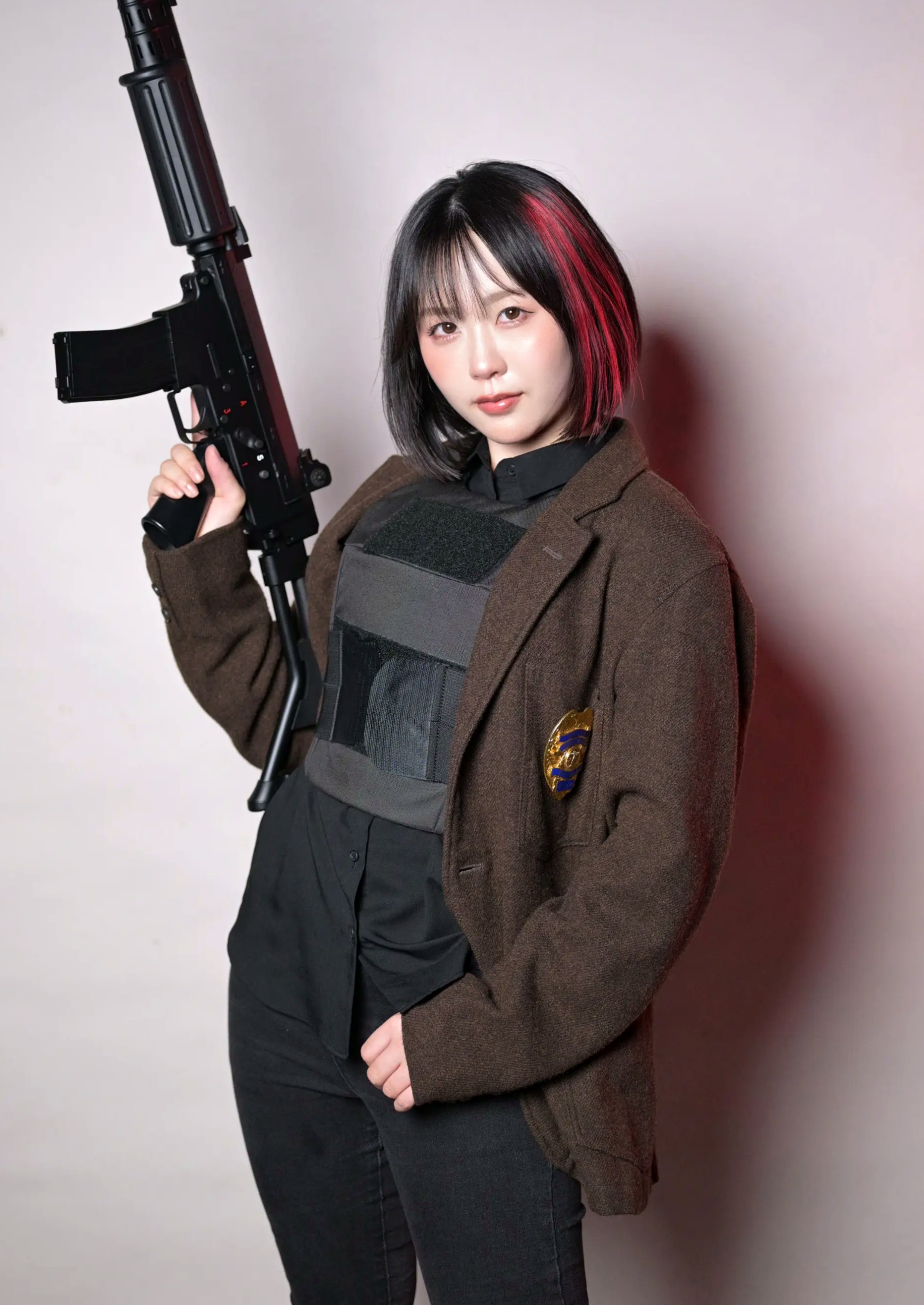 Gallery - 夜道雪 - 酷飒皮衣枪械写真 帅气机车女郎GUN ACTION[45P]日本冷艳野性女神养眼 女神私房照_秀色女神 - image 28
