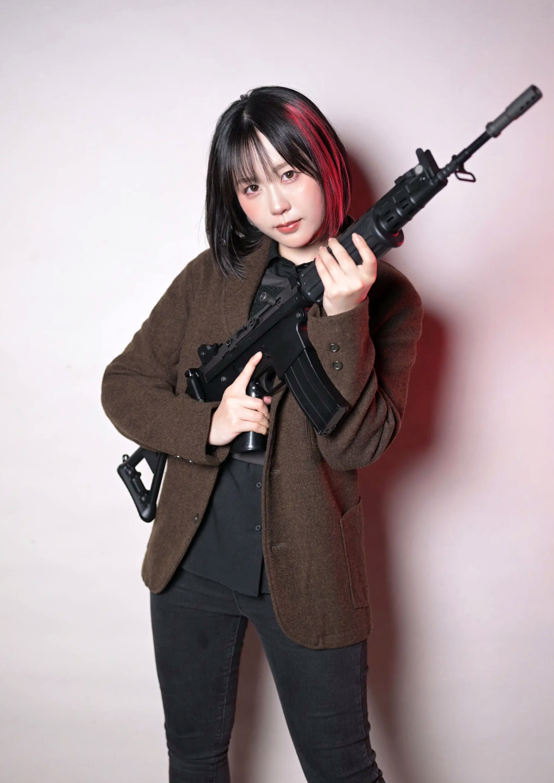 Gallery - 夜道雪 - 酷飒皮衣枪械写真 帅气机车女郎GUN ACTION[45P]日本冷艳野性女神养眼 女神私房照_秀色女神 - image 29