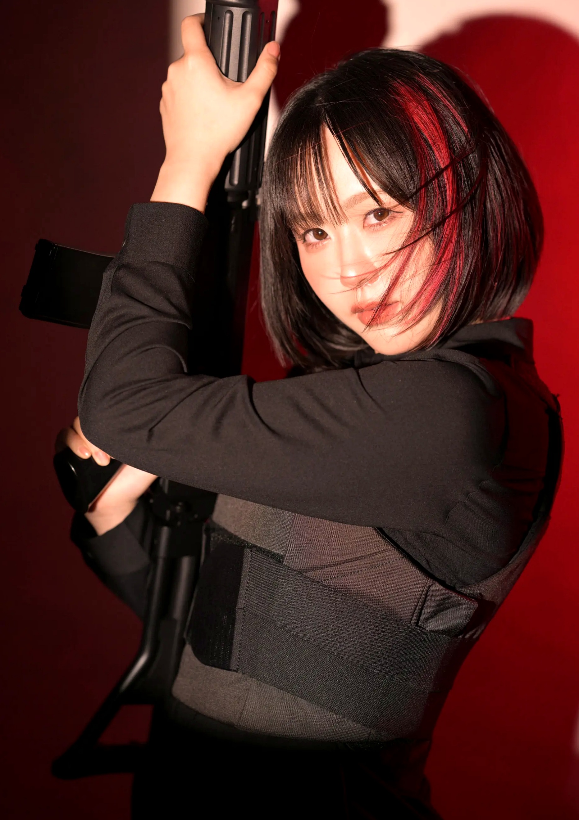 Gallery - 夜道雪 - 酷飒皮衣枪械写真 帅气机车女郎GUN ACTION[45P]日本冷艳野性女神养眼 女神私房照_秀色女神 - image 32