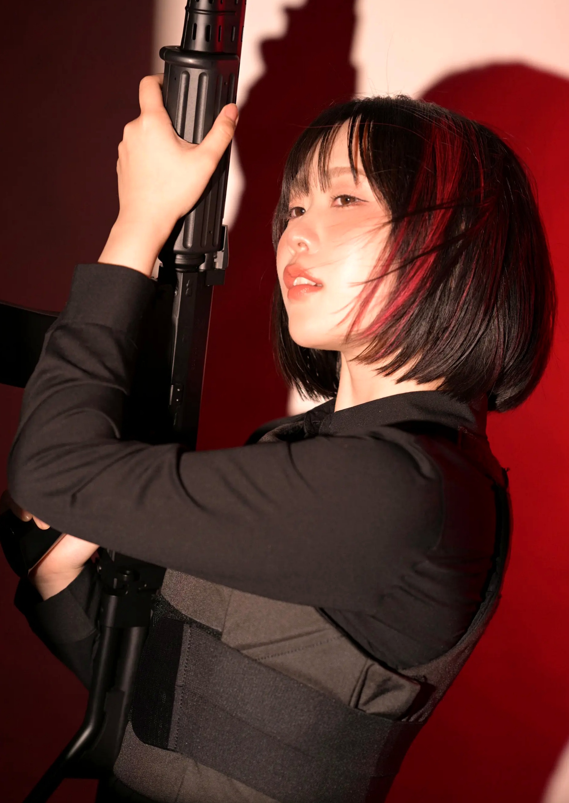 Gallery - 夜道雪 - 酷飒皮衣枪械写真 帅气机车女郎GUN ACTION[45P]日本冷艳野性女神养眼 女神私房照_秀色女神 - image 33