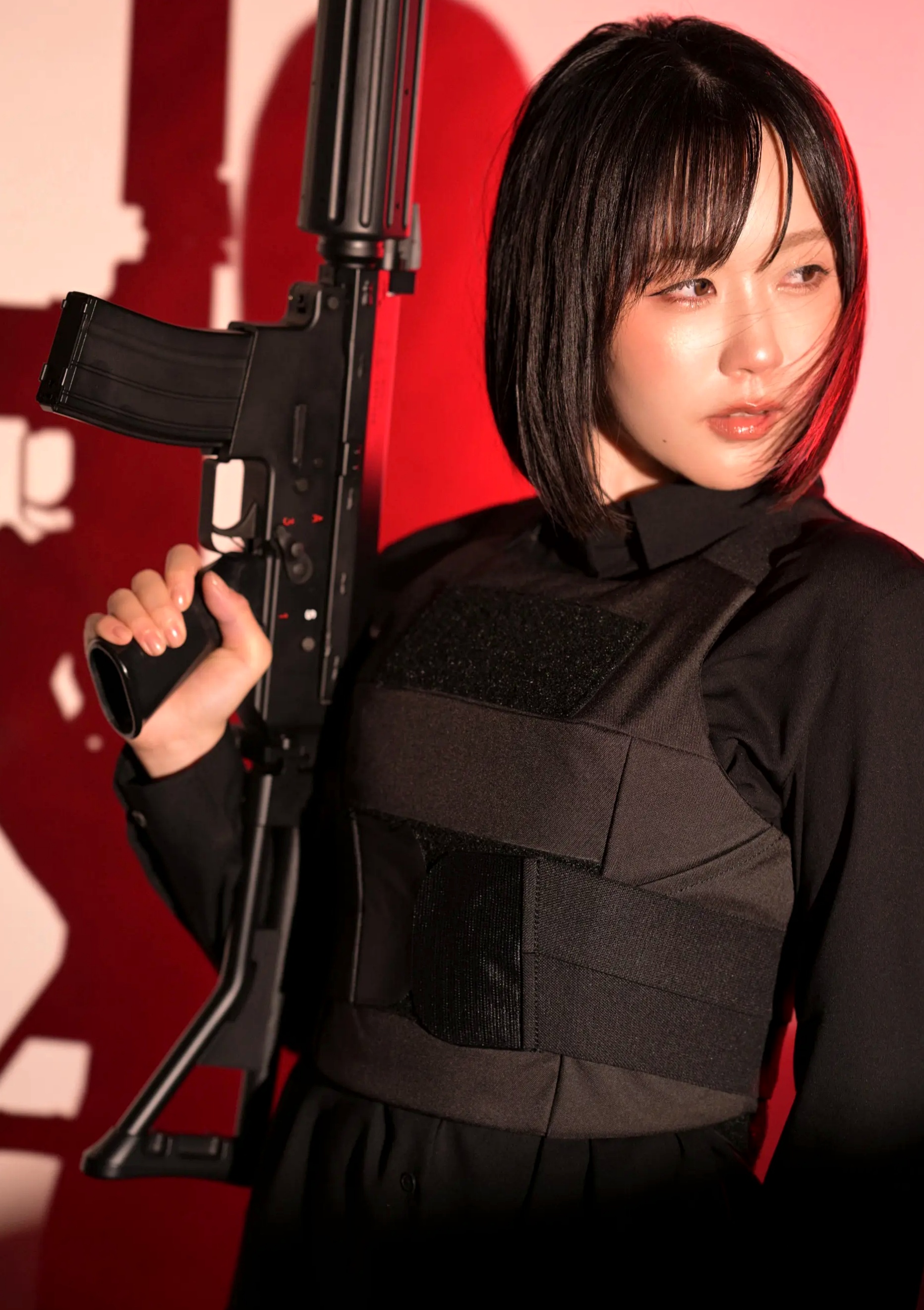 Gallery - 夜道雪 - 酷飒皮衣枪械写真 帅气机车女郎GUN ACTION[45P]日本冷艳野性女神养眼 女神私房照_秀色女神 - image 34