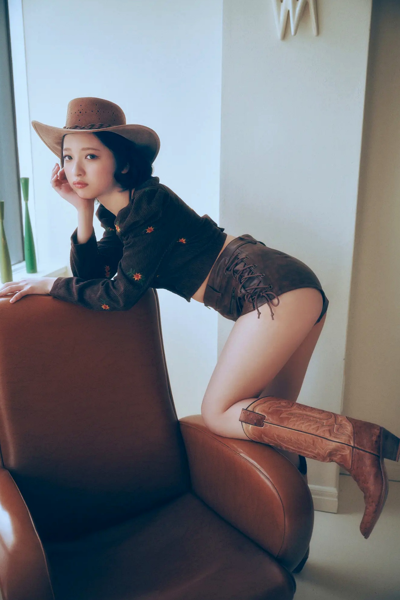 Gallery - 一ノ瀬瑠菜 - 复古野性牛仔风性感美臀写真 [51P]日本性感美臀野性养眼 女神私房照_秀色女神 - image 8