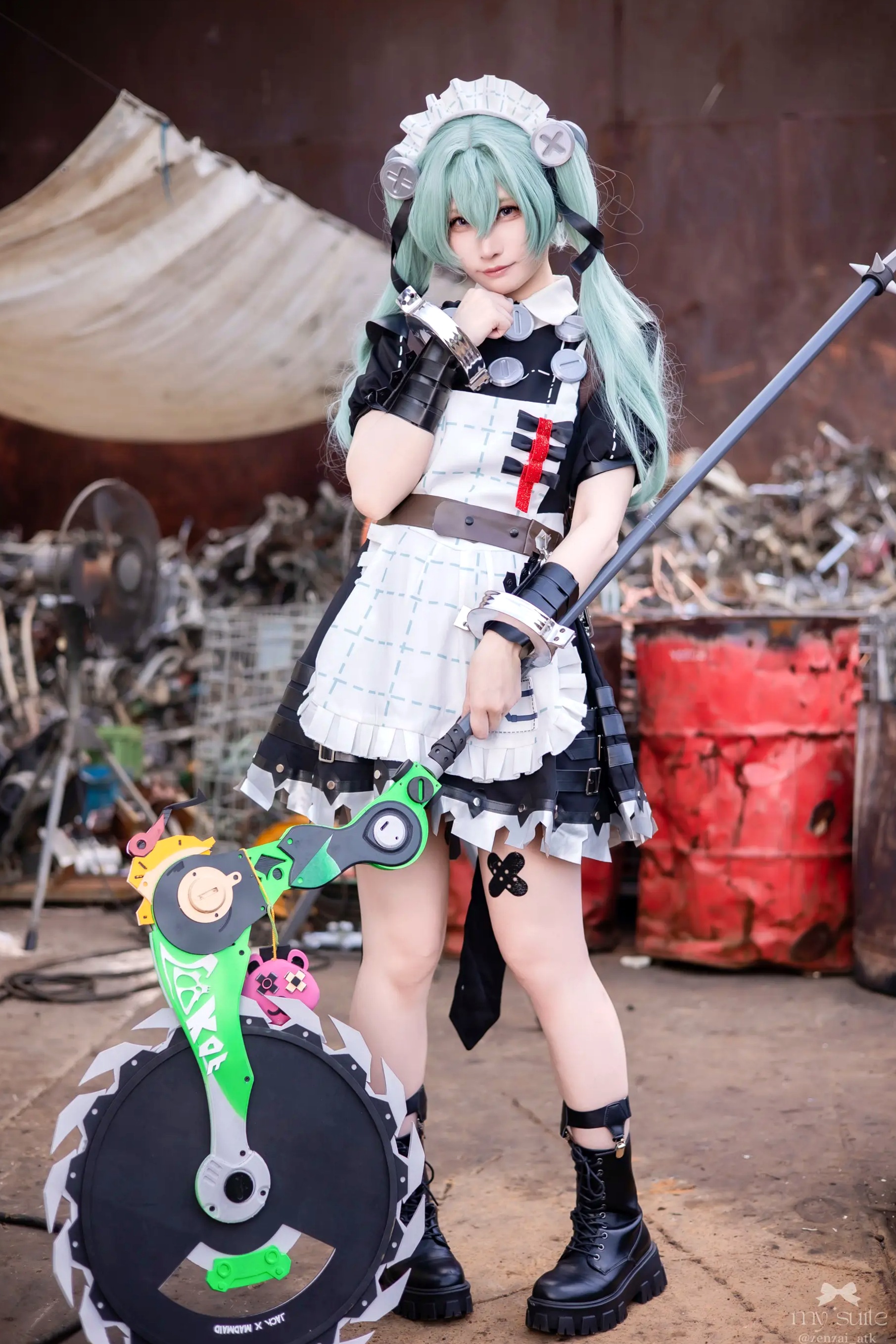 Gallery - (Cosplay) [my suite] Atsuki あつき - Suite Zone Zero4 绝区零可琳哥特女仆性感私房 [456P]角色扮演性感美腿白嫩萌系 女神私房照_秀色女神 - image 1