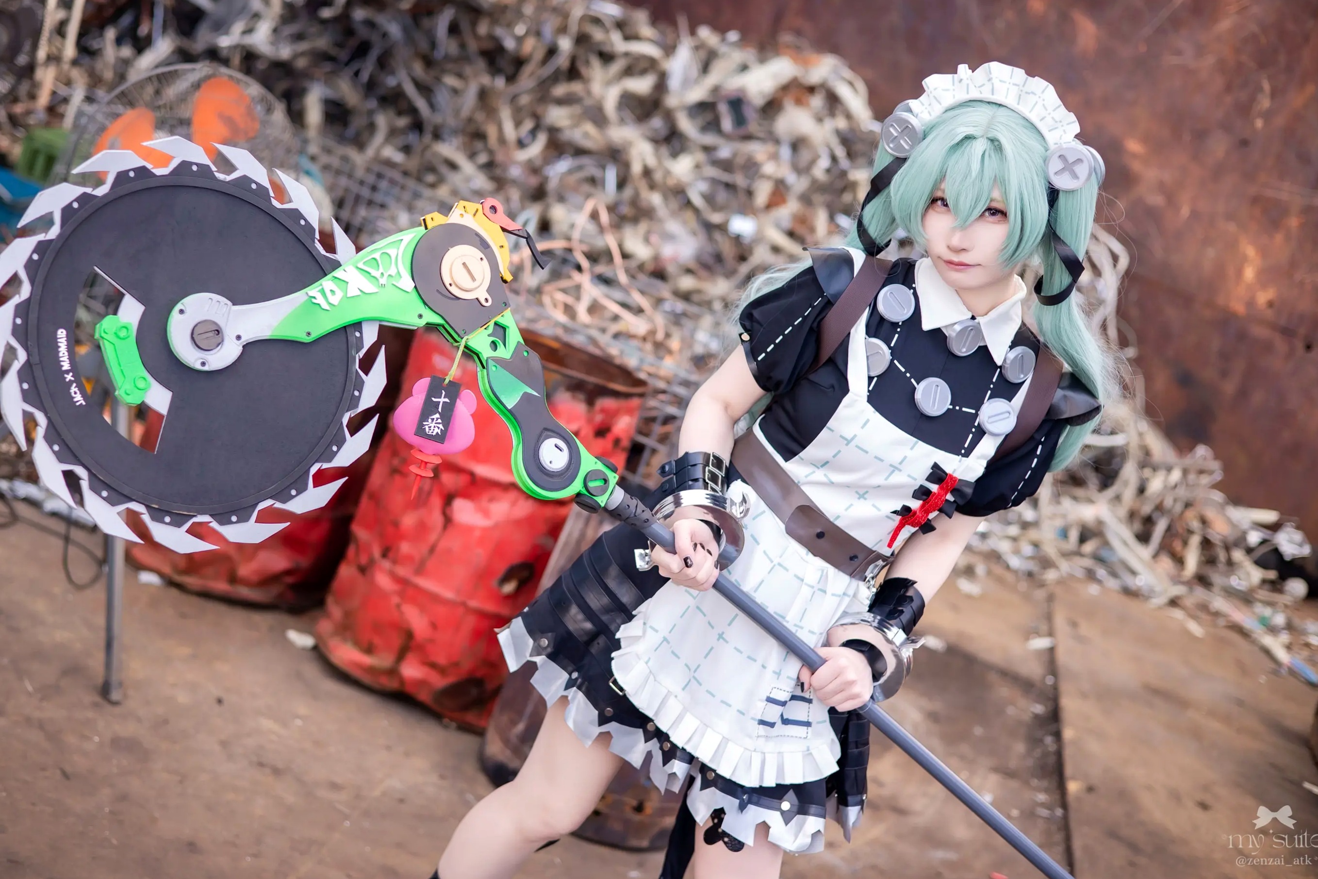 Gallery - (Cosplay) [my suite] Atsuki あつき - Suite Zone Zero4 绝区零可琳哥特女仆性感私房 [456P]角色扮演性感美腿白嫩萌系 女神私房照_秀色女神 - image 4