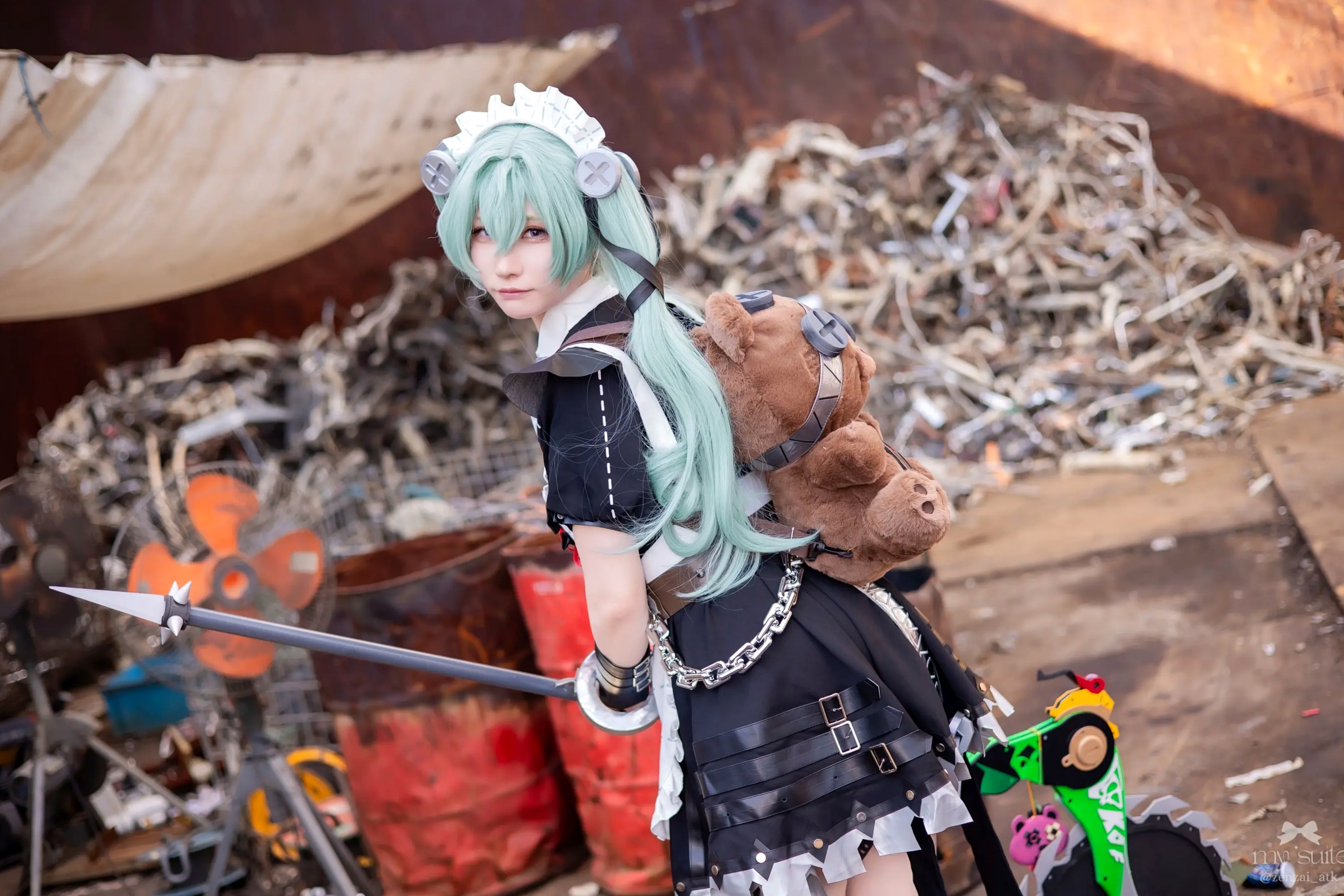 Gallery - (Cosplay) [my suite] Atsuki あつき - Suite Zone Zero4 绝区零可琳哥特女仆性感私房 [456P]角色扮演性感美腿白嫩萌系 女神私房照_秀色女神 - image 7