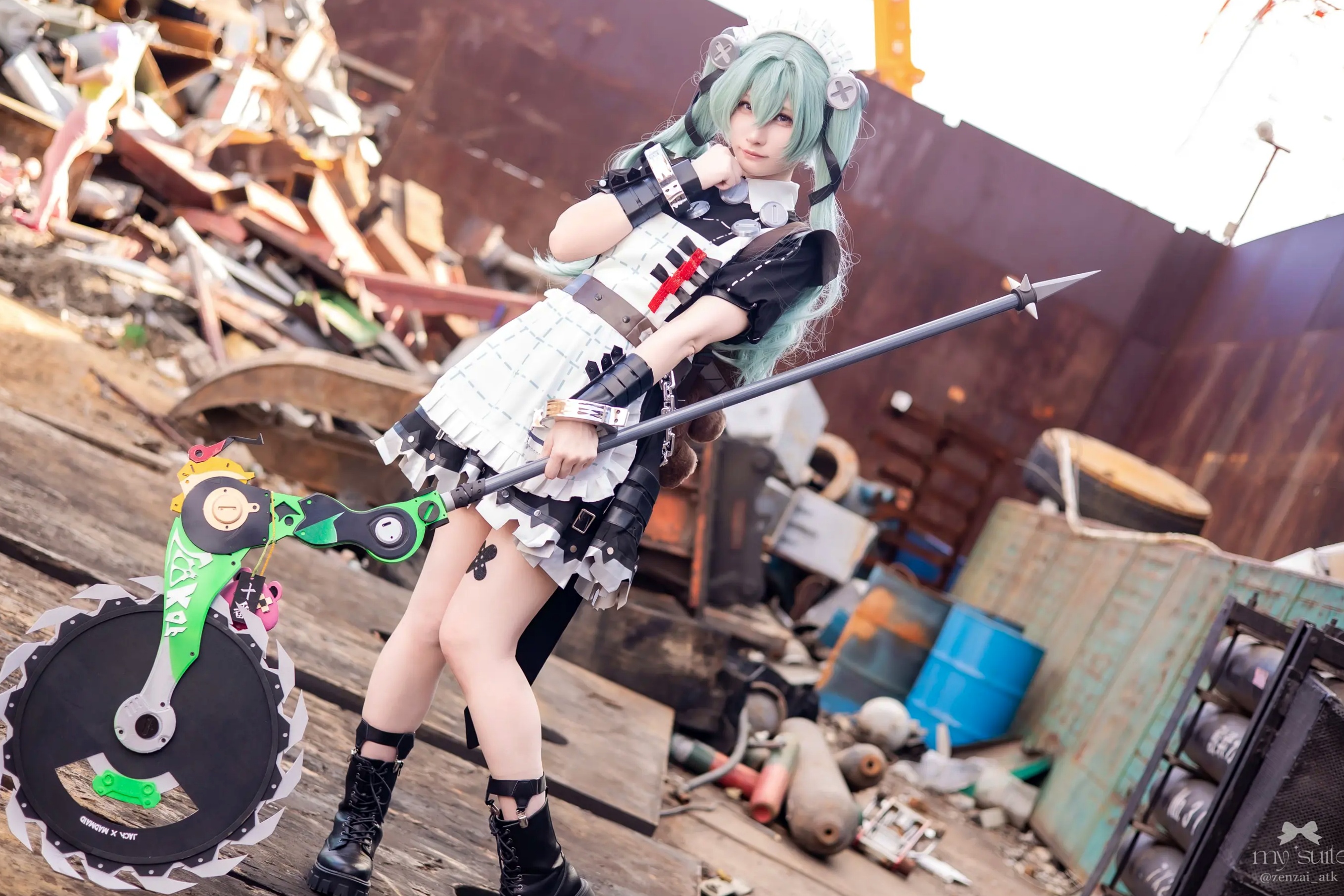 Gallery - (Cosplay) [my suite] Atsuki あつき - Suite Zone Zero4 绝区零可琳哥特女仆性感私房 [456P]角色扮演性感美腿白嫩萌系 女神私房照_秀色女神 - image 10