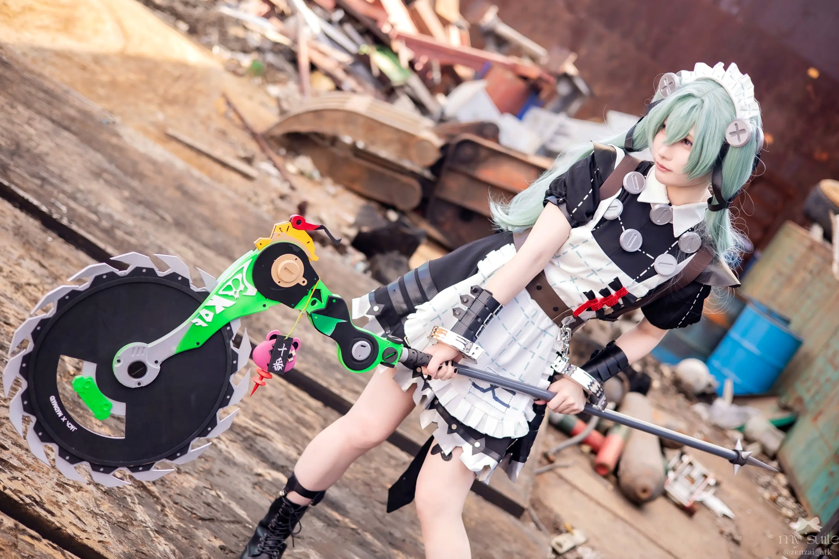 Gallery - (Cosplay) [my suite] Atsuki あつき - Suite Zone Zero4 绝区零可琳哥特女仆性感私房 [456P]角色扮演性感美腿白嫩萌系 女神私房照_秀色女神 - image 12