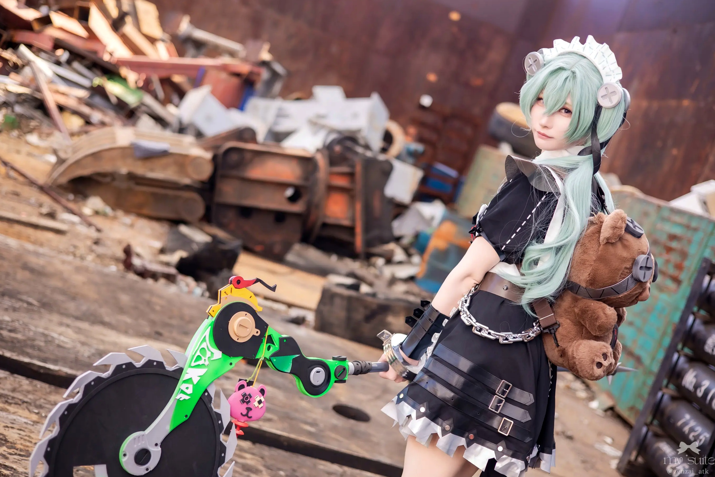 Gallery - (Cosplay) [my suite] Atsuki あつき - Suite Zone Zero4 绝区零可琳哥特女仆性感私房 [456P]角色扮演性感美腿白嫩萌系 女神私房照_秀色女神 - image 13