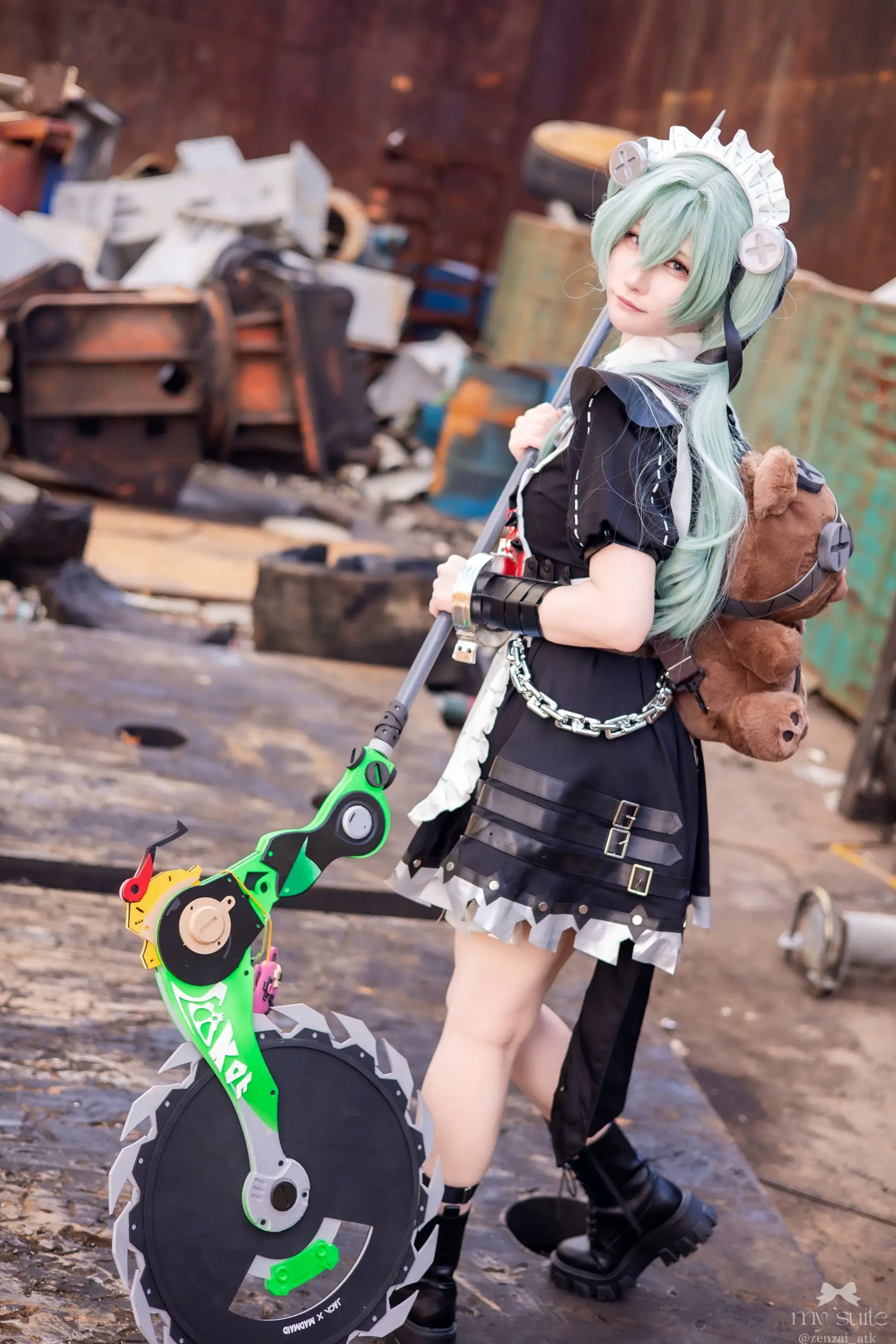 Gallery - (Cosplay) [my suite] Atsuki あつき - Suite Zone Zero4 绝区零可琳哥特女仆性感私房 [456P]角色扮演性感美腿白嫩萌系 女神私房照_秀色女神 - image 14