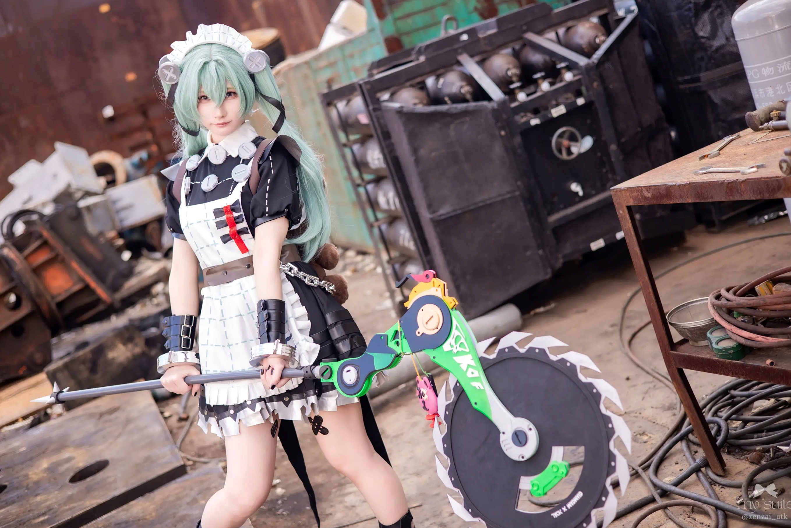 Gallery - (Cosplay) [my suite] Atsuki あつき - Suite Zone Zero4 绝区零可琳哥特女仆性感私房 [456P]角色扮演性感美腿白嫩萌系 女神私房照_秀色女神 - image 15