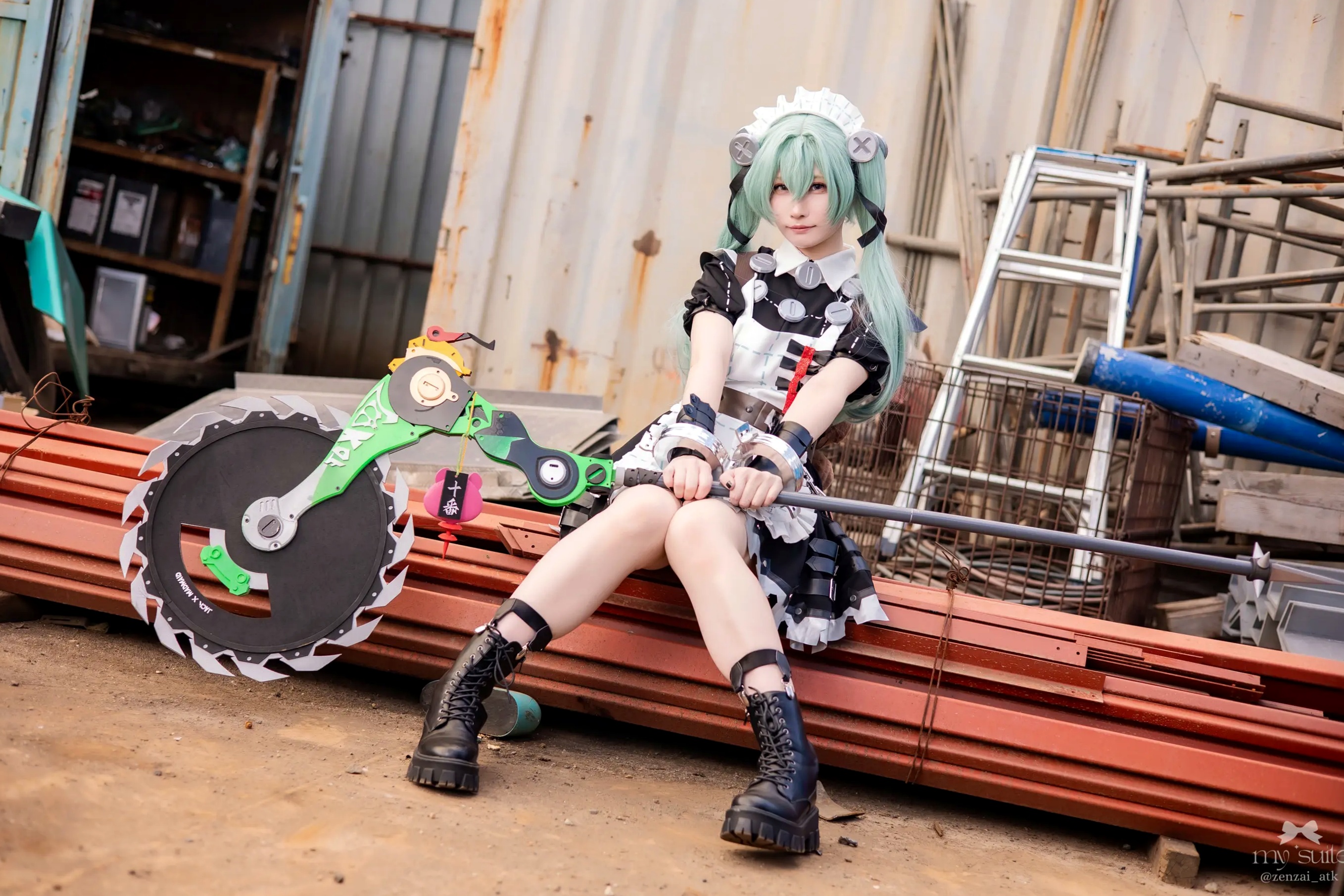 Gallery - (Cosplay) [my suite] Atsuki あつき - Suite Zone Zero4 绝区零可琳哥特女仆性感私房 [456P]角色扮演性感美腿白嫩萌系 女神私房照_秀色女神 - image 23
