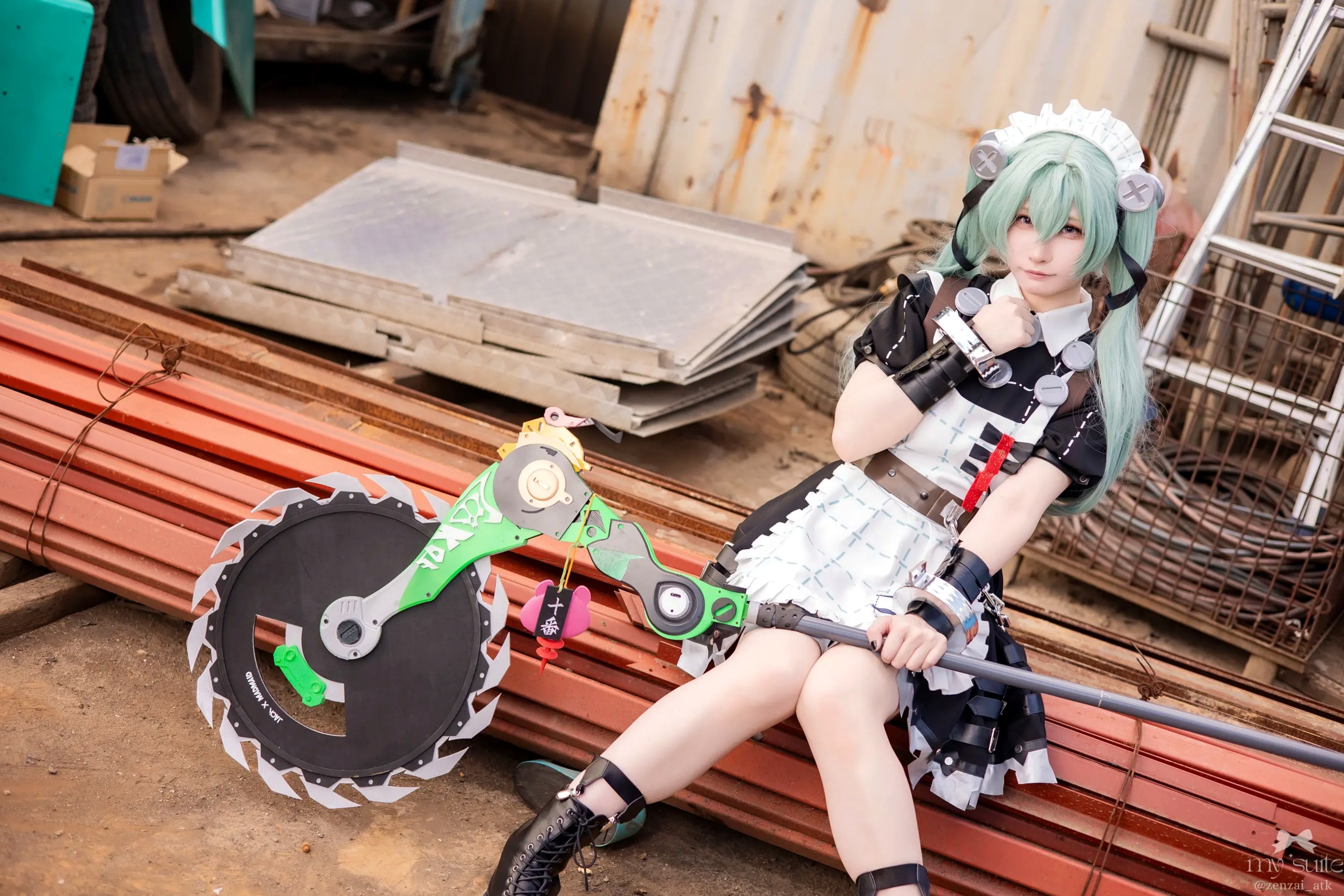 Gallery - (Cosplay) [my suite] Atsuki あつき - Suite Zone Zero4 绝区零可琳哥特女仆性感私房 [456P]角色扮演性感美腿白嫩萌系 女神私房照_秀色女神 - image 24