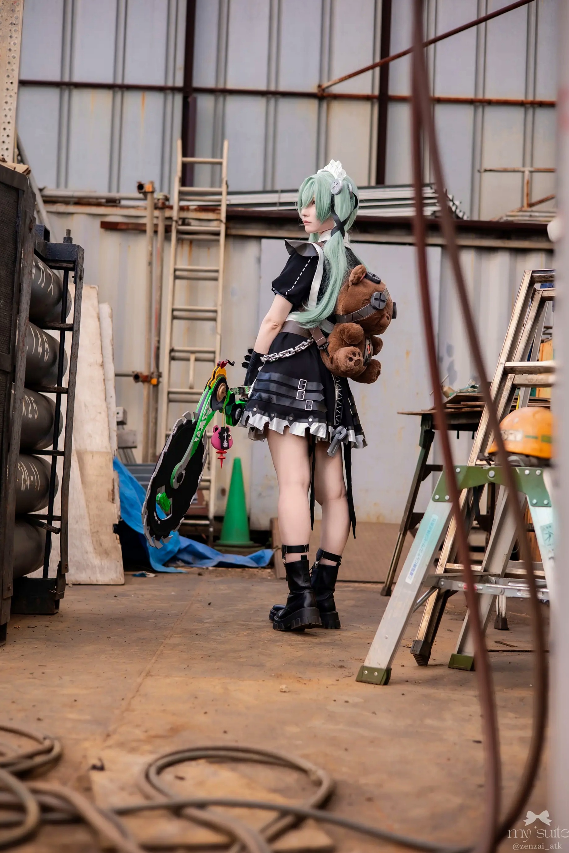 Gallery - (Cosplay) [my suite] Atsuki あつき - Suite Zone Zero4 绝区零可琳哥特女仆性感私房 [456P]角色扮演性感美腿白嫩萌系 女神私房照_秀色女神 - image 33